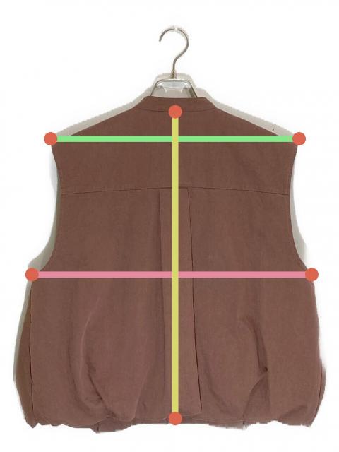 SeaRoomLynn ヘムballoonツイルベスト ヘムballoonツイルベスト