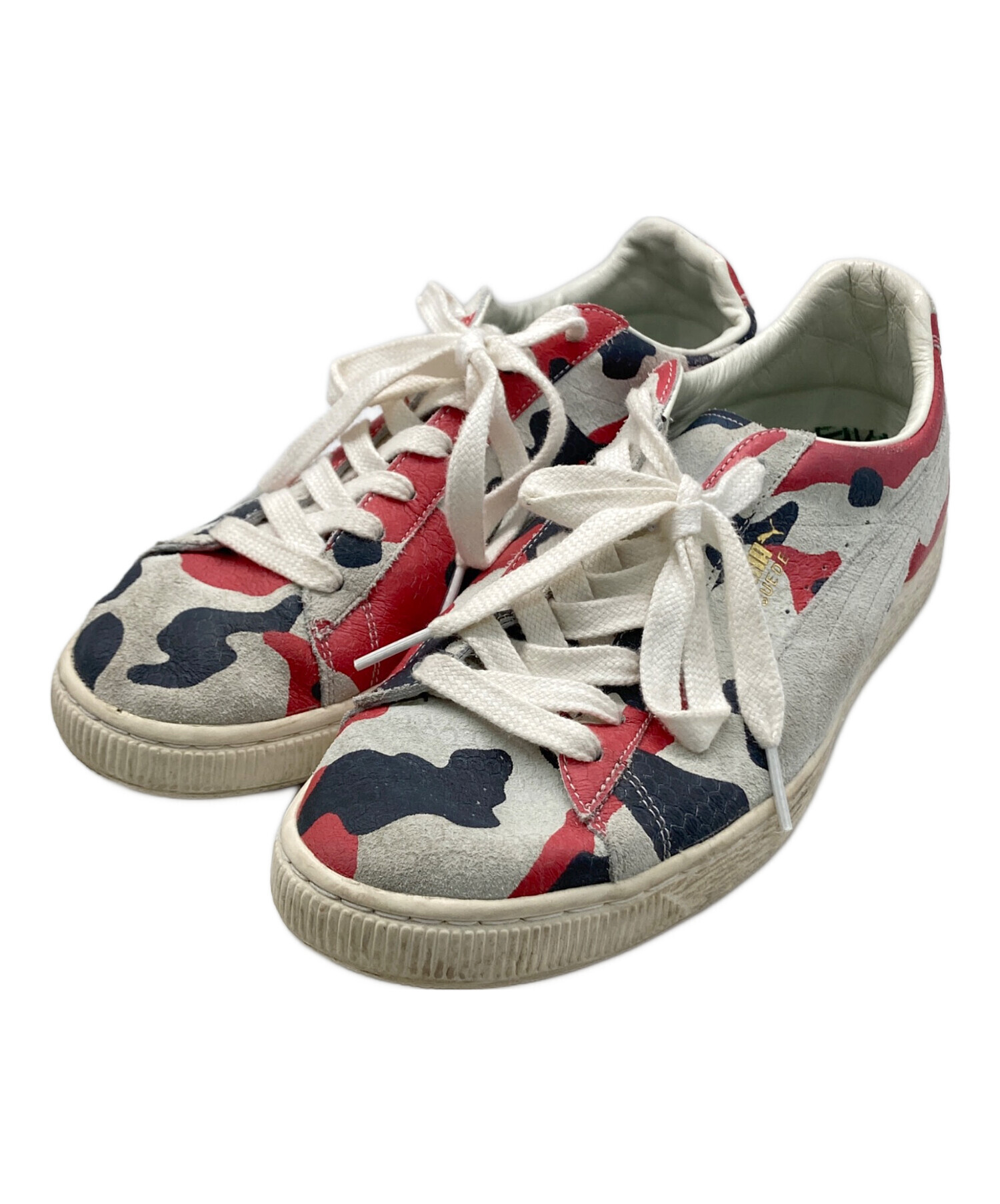 中古・古着通販】PUMA (プーマ) Suede MIJ Koi ホワイト×ネイビー 
