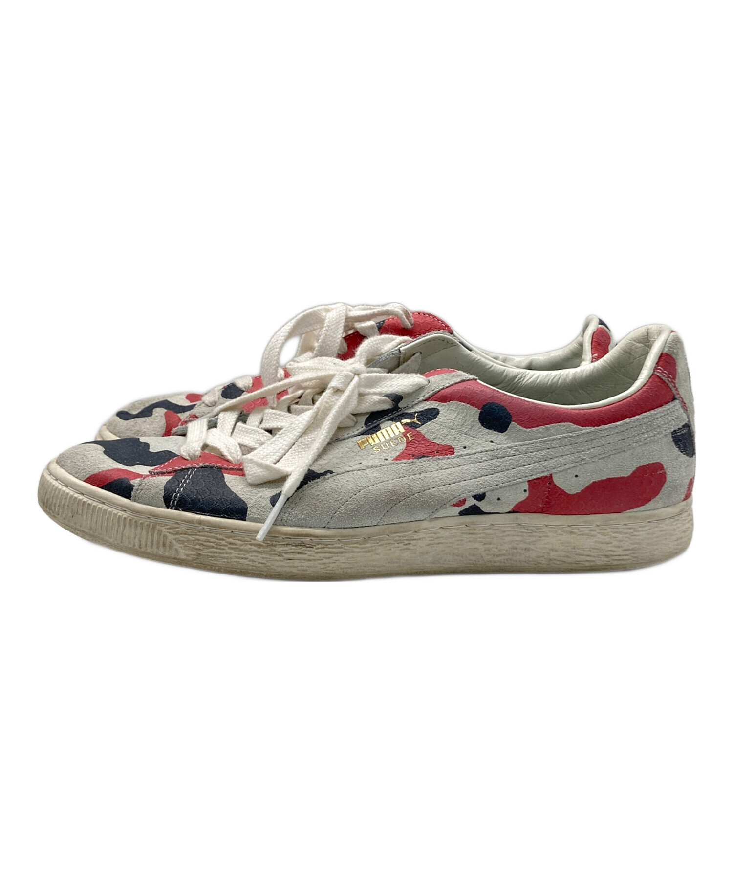 中古・古着通販】PUMA (プーマ) Suede MIJ Koi ホワイト×ネイビー 