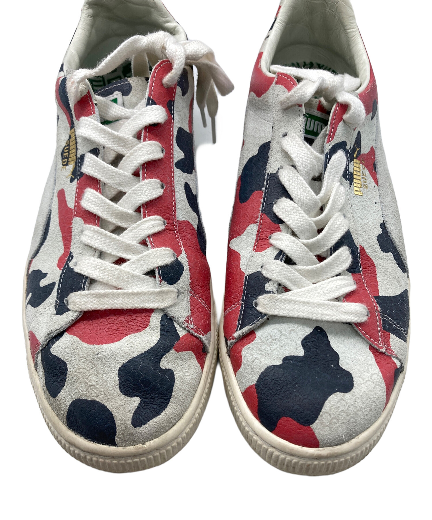 中古・古着通販】PUMA (プーマ) Suede MIJ Koi ホワイト×ネイビー 