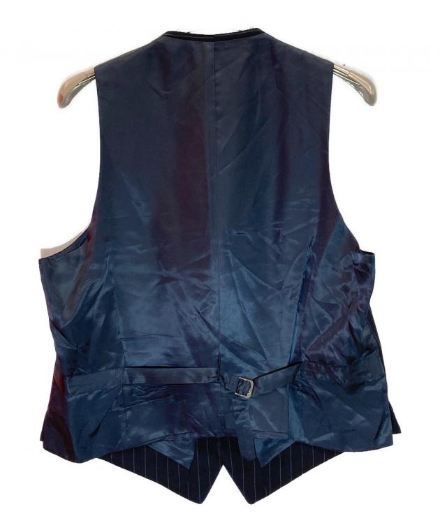 未使用 RRL ヴィンテージ 3ピース・スーツ 42 ネイビーマルチストライプ 1100951H21601L28001