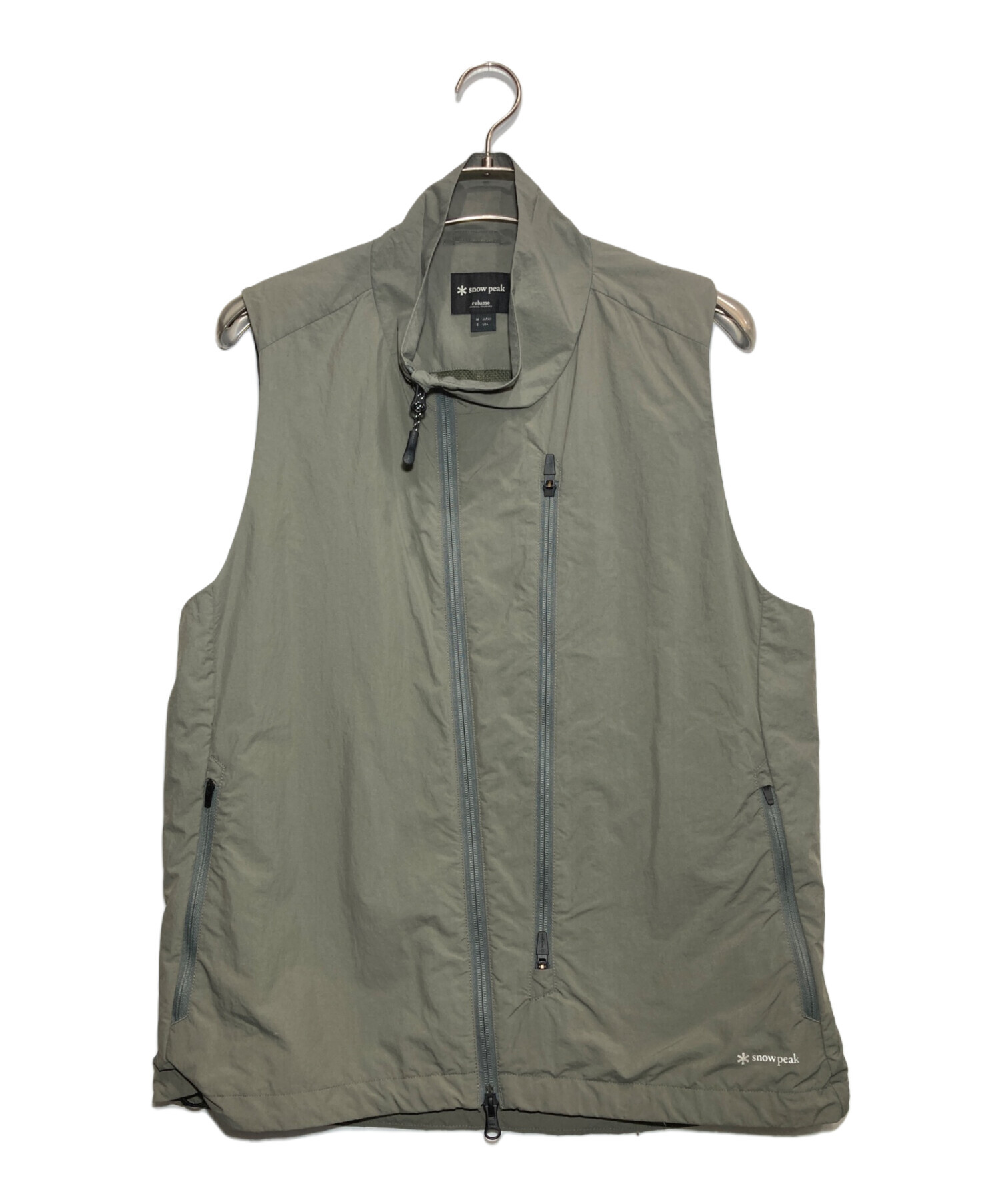 ジャーナルスタンダード　ナイロンベスト　カーキ 中古・古着通販】snow peak (スノーピーク) JOURNAL STANDARD