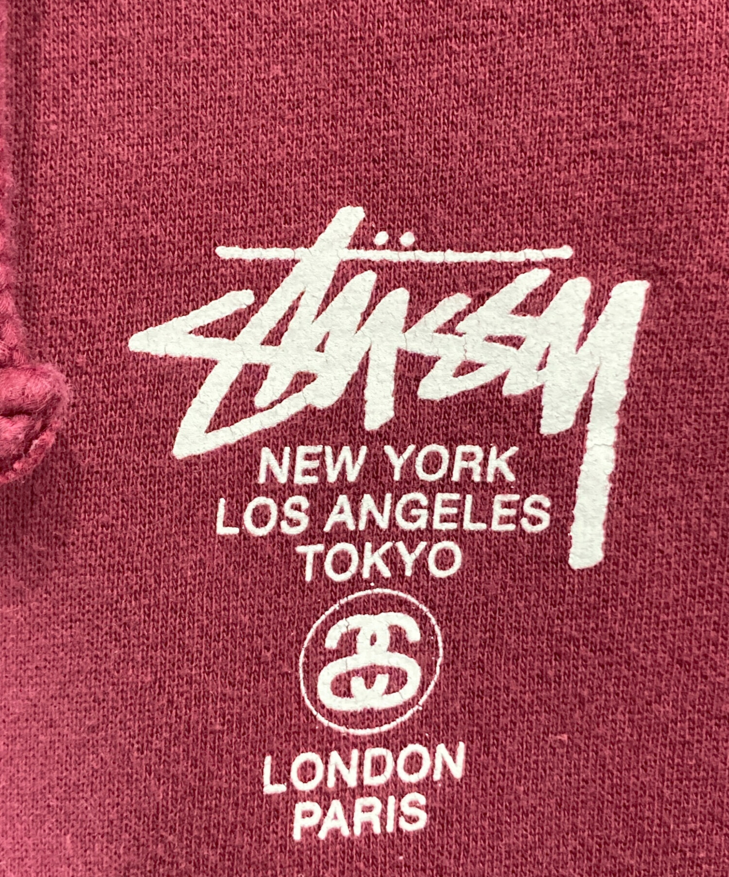 中古・古着通販】stussy (ステューシー) プリントジップパーカー 