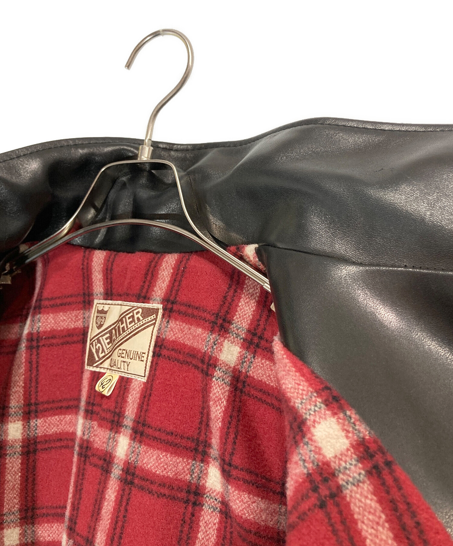 中古・古着通販】Y2 LEATHER (ワイツーレザー) ホースハイドシングル
