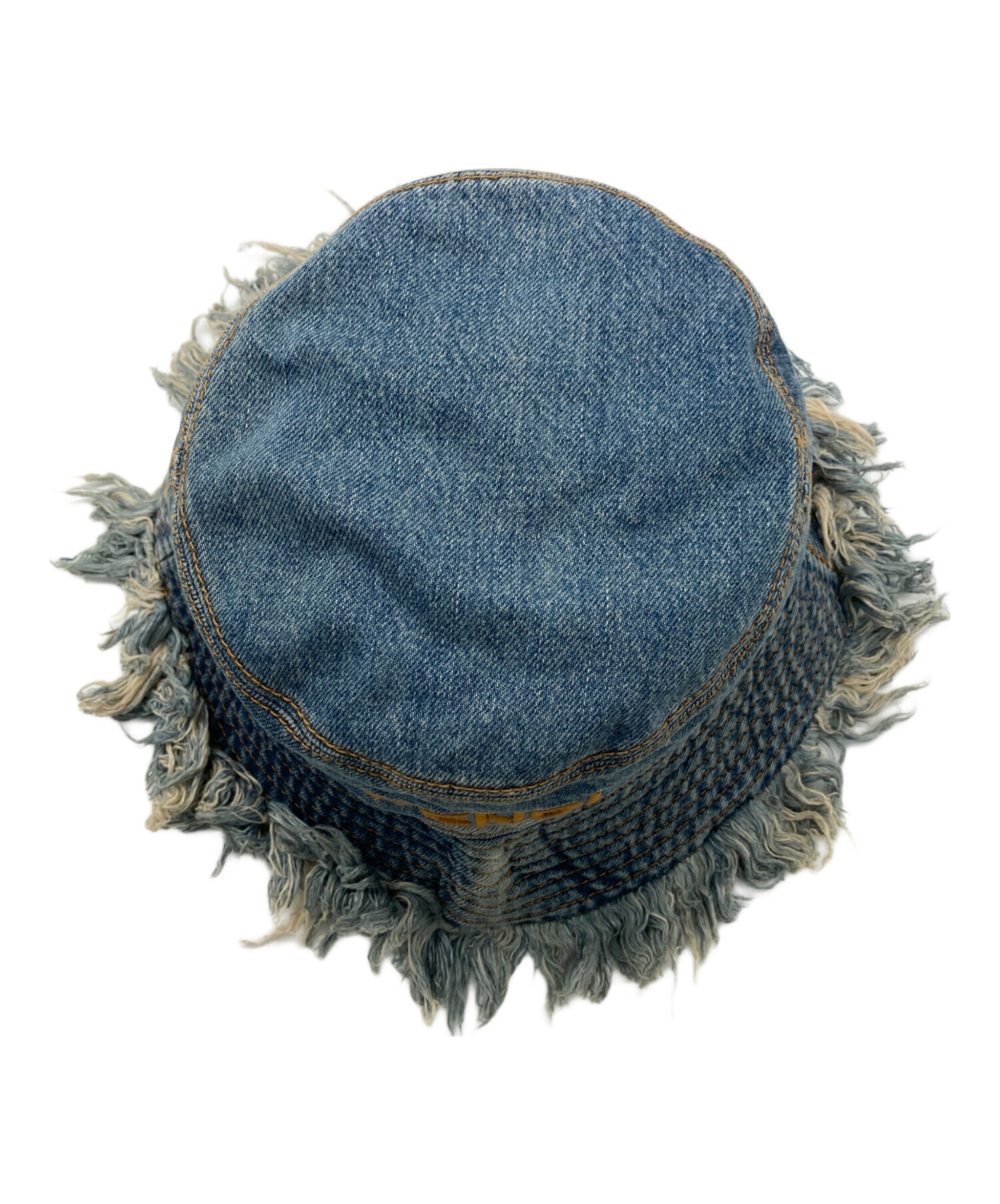 中古・古着通販】FENDI (フェンディ) フリンジデニムハット インディゴ