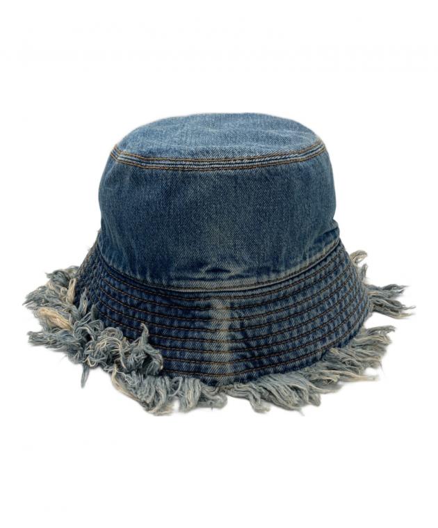中古・古着通販】FENDI (フェンディ) フリンジデニムハット インディゴ