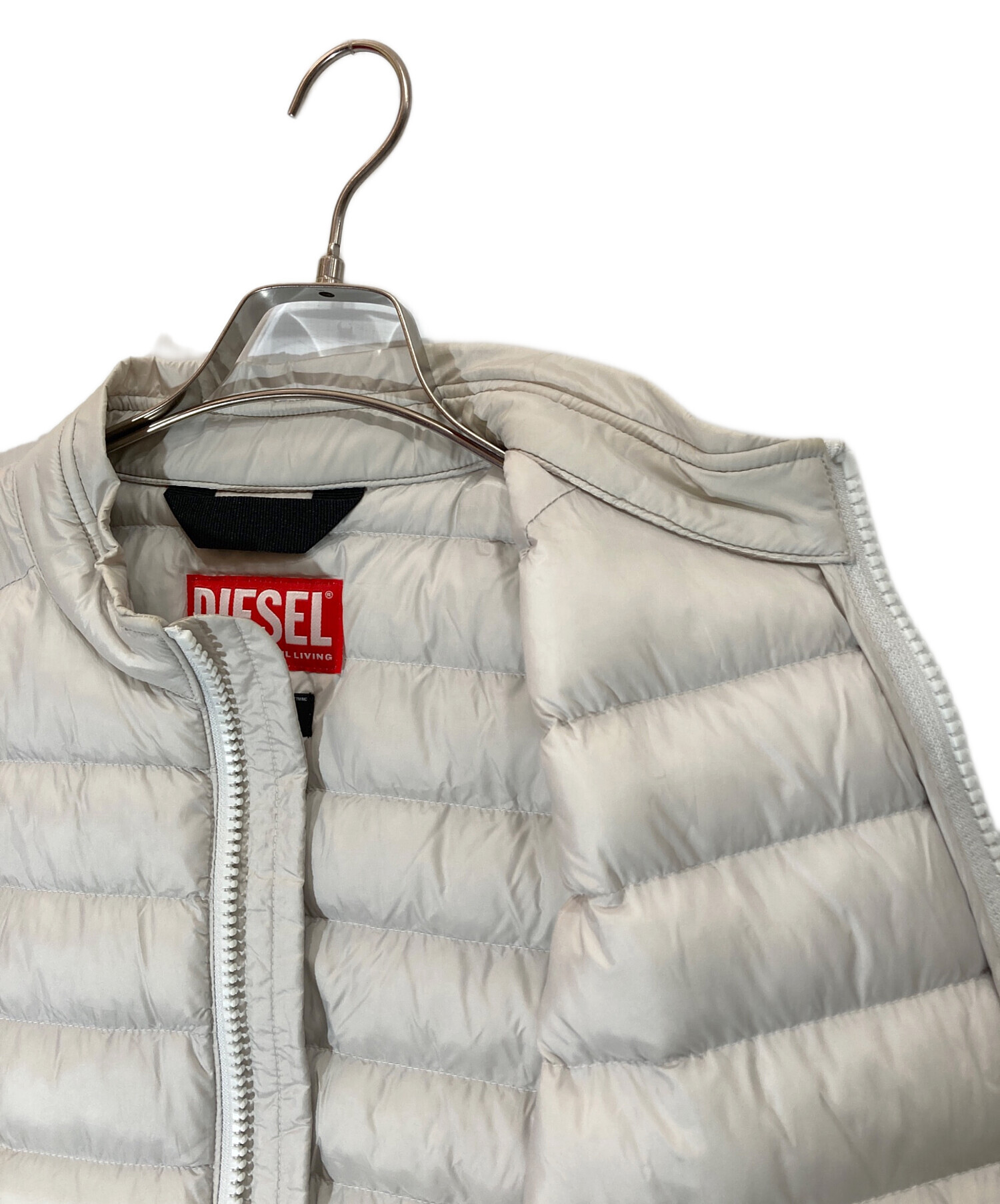 中古・古着通販】DIESEL (ディーゼル) パイピングパデッドジャケット 