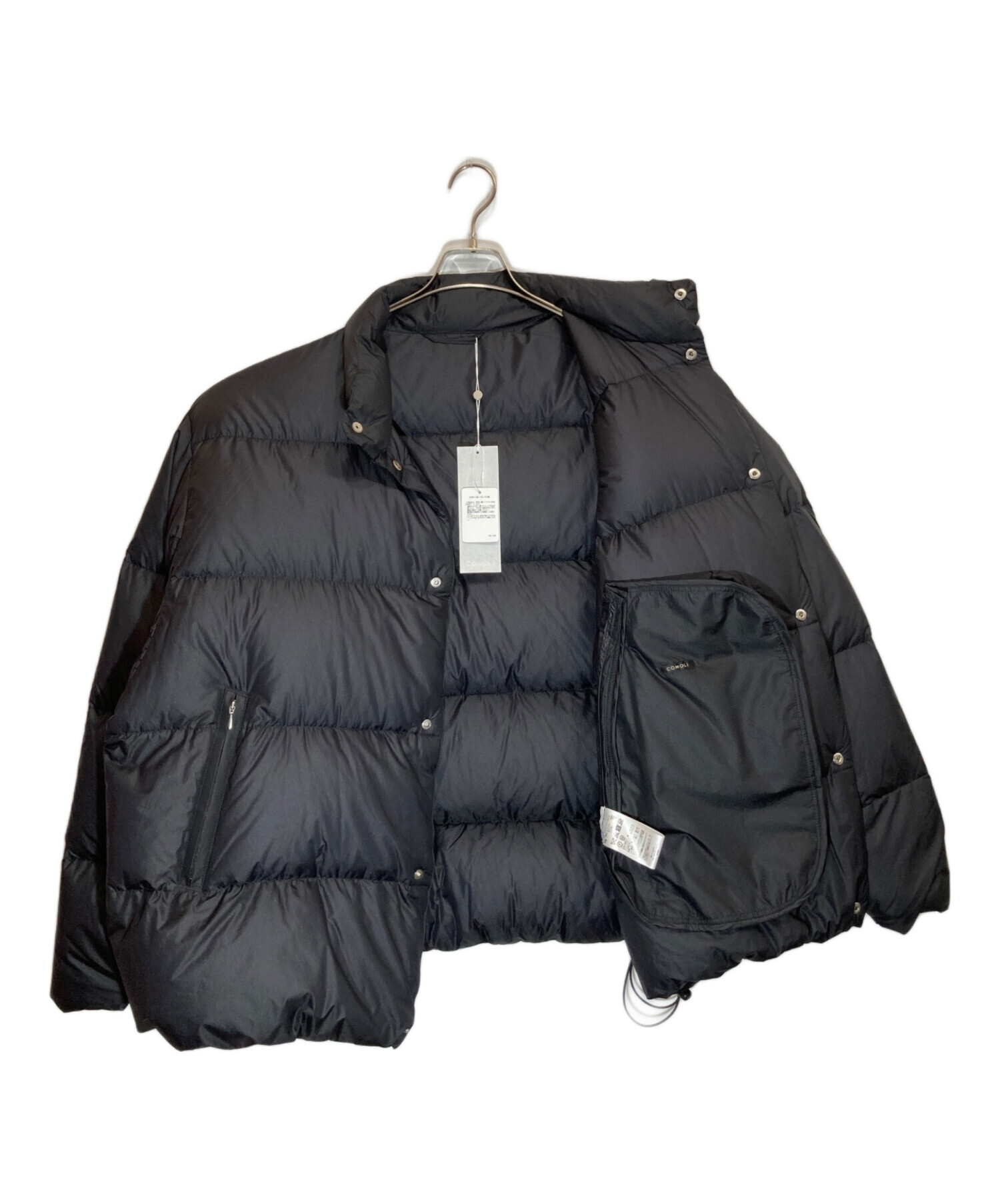 中古・古着通販】COMOLI (コモリ) ダウンジャケット ブラック サイズ:3