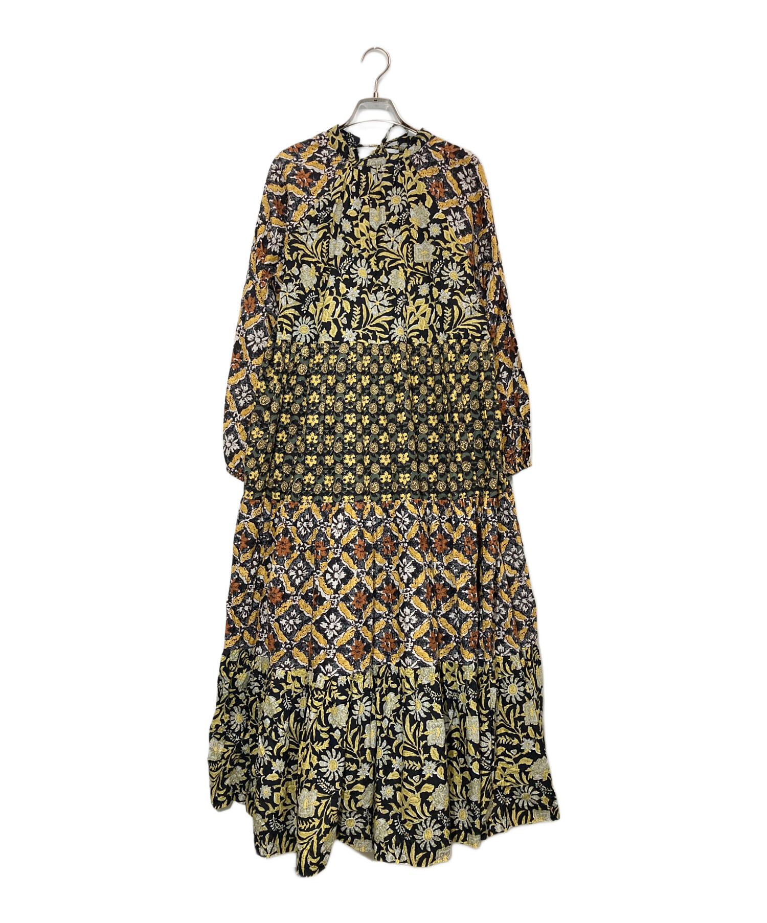 中古・古着通販】Freada (フリーダ) インド四段パッチワークティアード