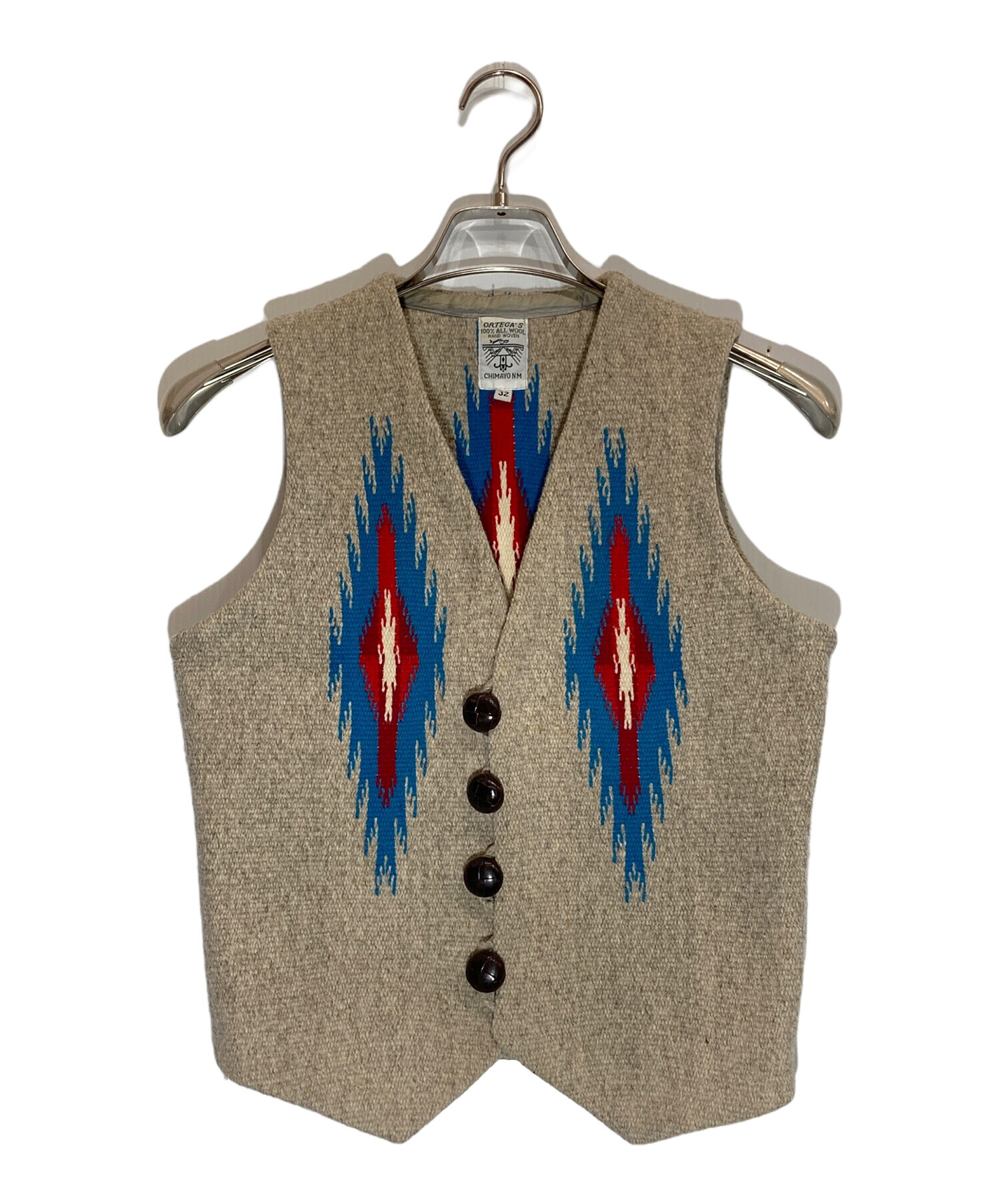 ORTEGA'S オルテガ チマヨベスト センチネラ ortega's 希少 ORTEGA'S/オルテガ】チマヨベスト・スクエア＜INDIGO/インディゴ