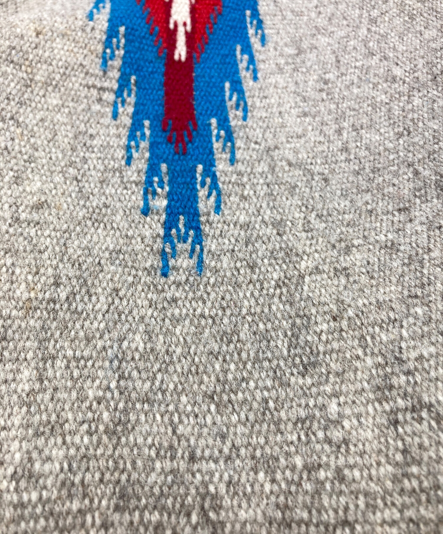 チマヨベスト スウェード 本革 リアルレザー 刺繍 ベージュ 古着 オルテガ柄 中古・古着通販】ORTEGA'S (オルテガ) チマヨベスト ベージュ サイズ