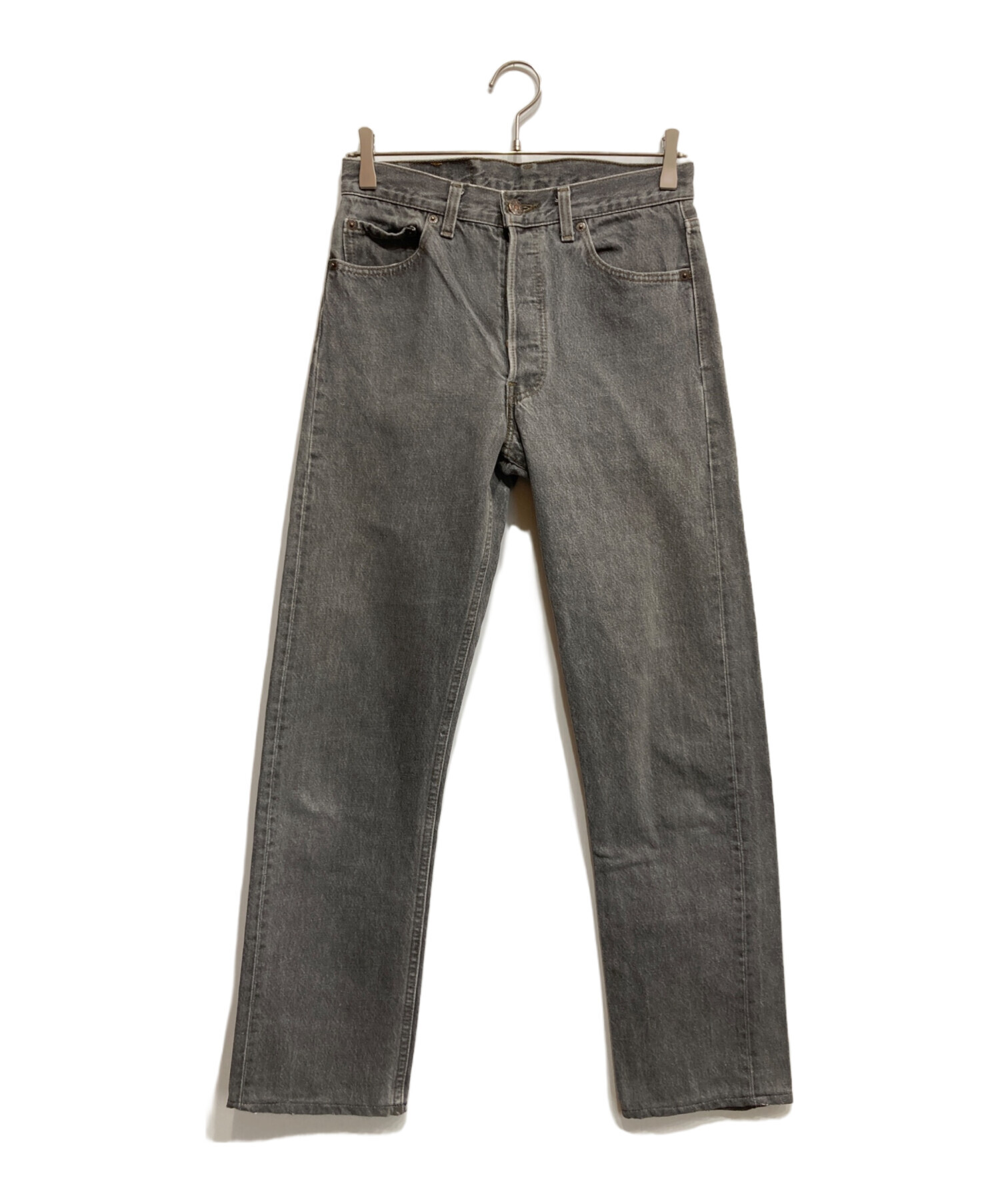 中古・古着通販】LEVI'S (リーバイス) 先染め501デニムパンツ グレー