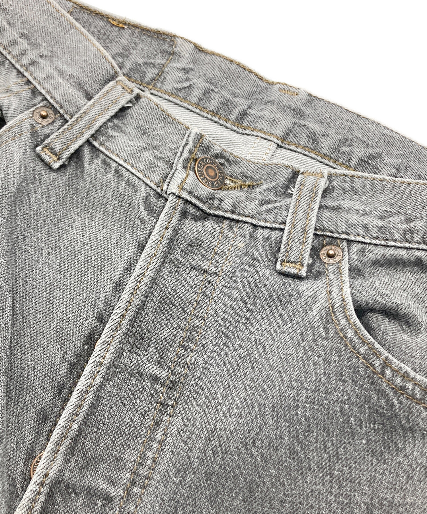 中古・古着通販】LEVI'S (リーバイス) 先染め501デニムパンツ グレー