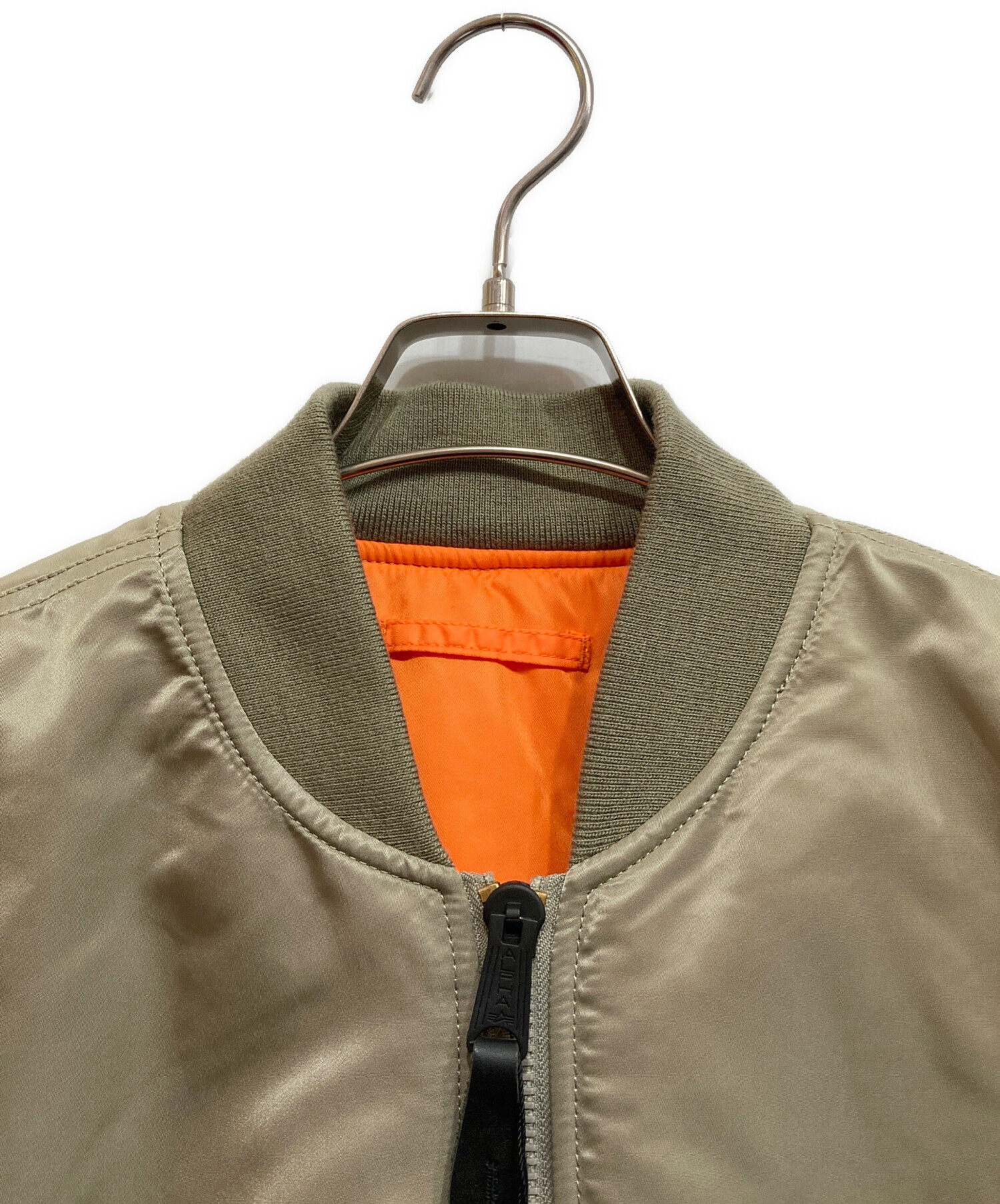 中古・古着通販】ALPHA (アルファ) フライトジャケット カーキ サイズ