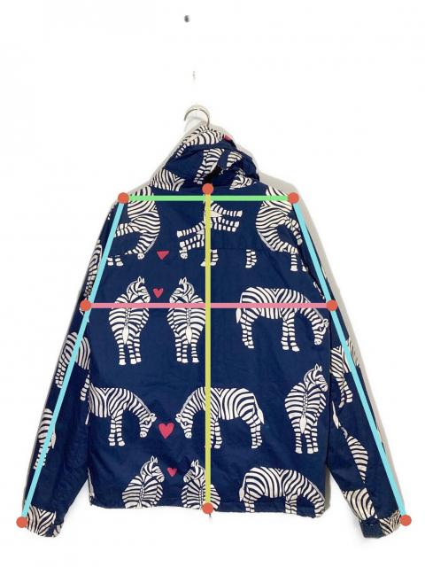 中古・古着通販】Bohemians (ボヘミアンズ) ゼブラ柄ダウンジャケット