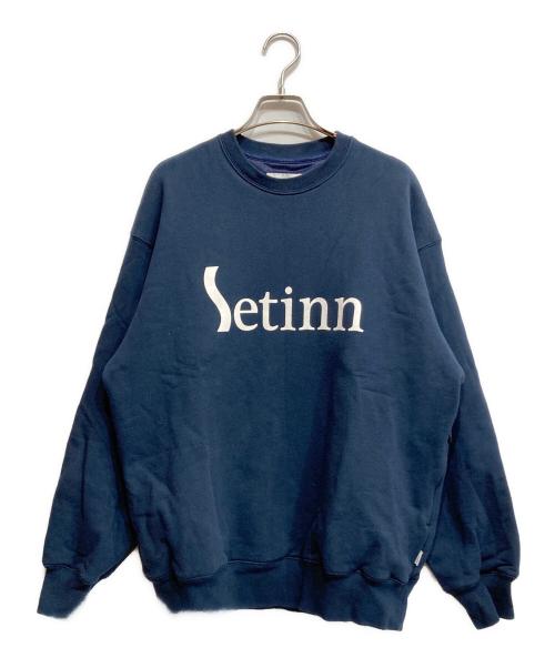 Setinn Tour Crew Sweat スウェット ネイビー　Lサイズ 中古・古着通販】setinn (セットイン) Tour Crew Sweat ネイビー