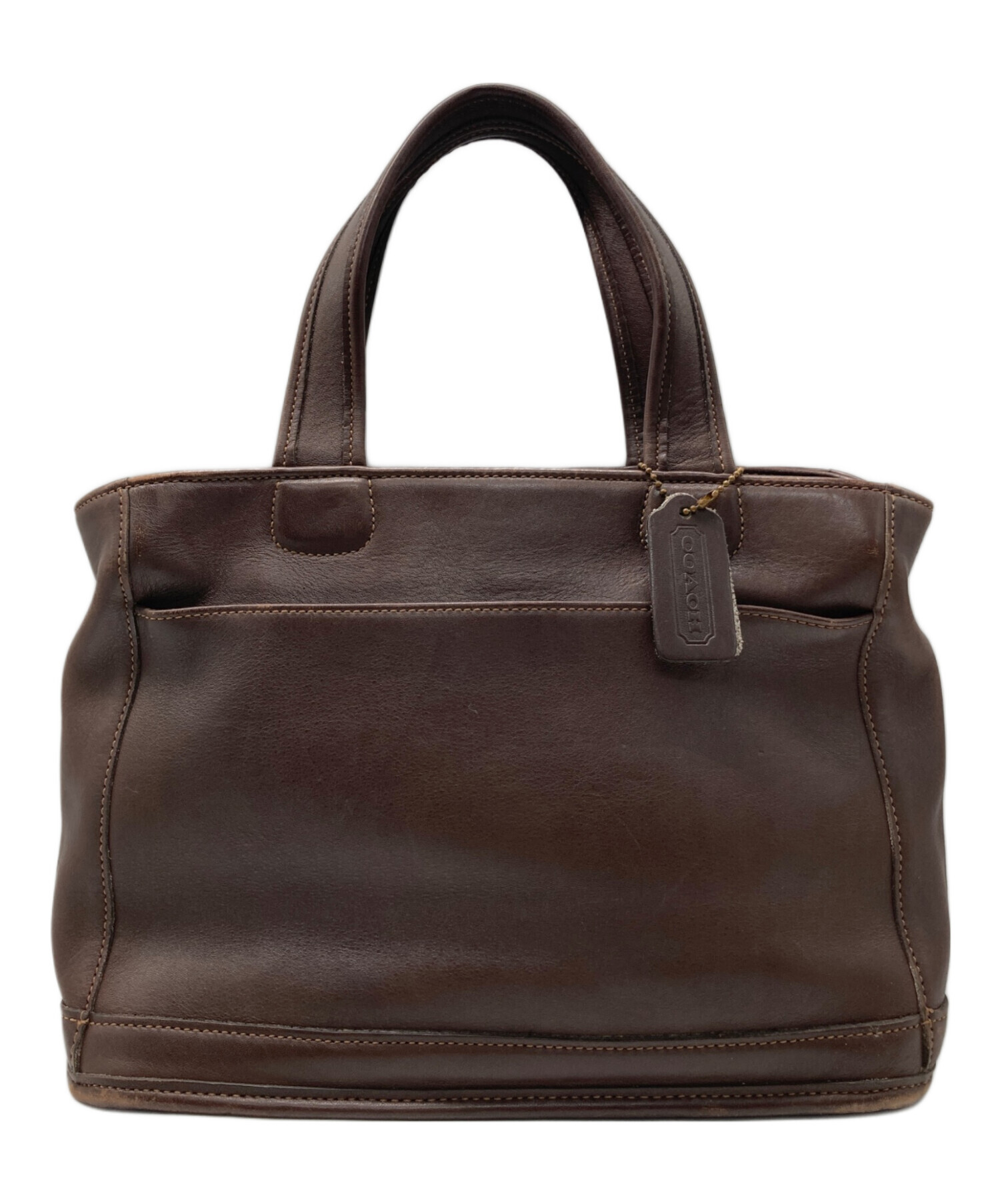 中古・古着通販】COACH (コーチ) グラブタンレザーハンドバッグ