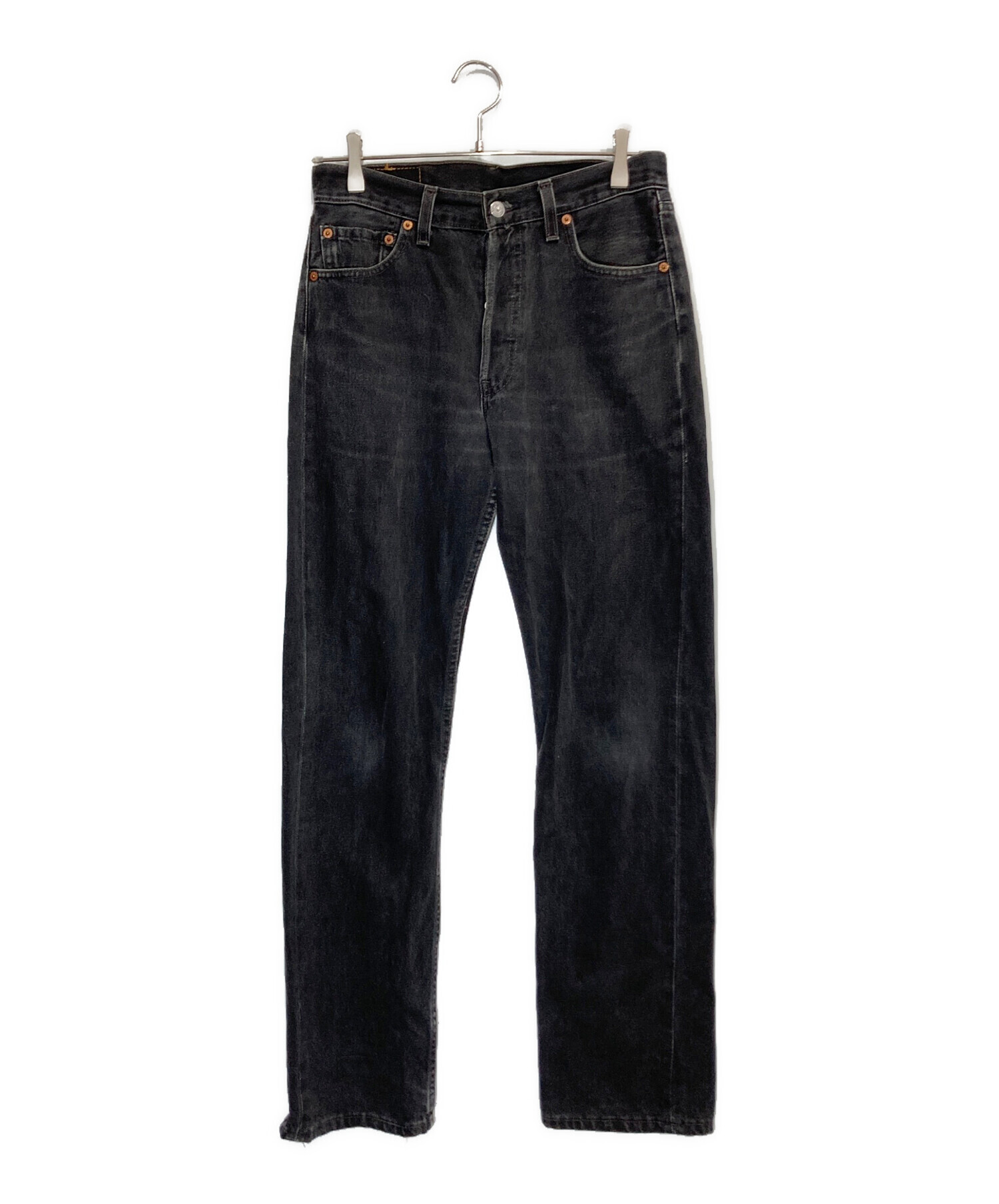 中古・古着通販】LEVI'S (リーバイス) 後染め501デニムパンツ ブラック