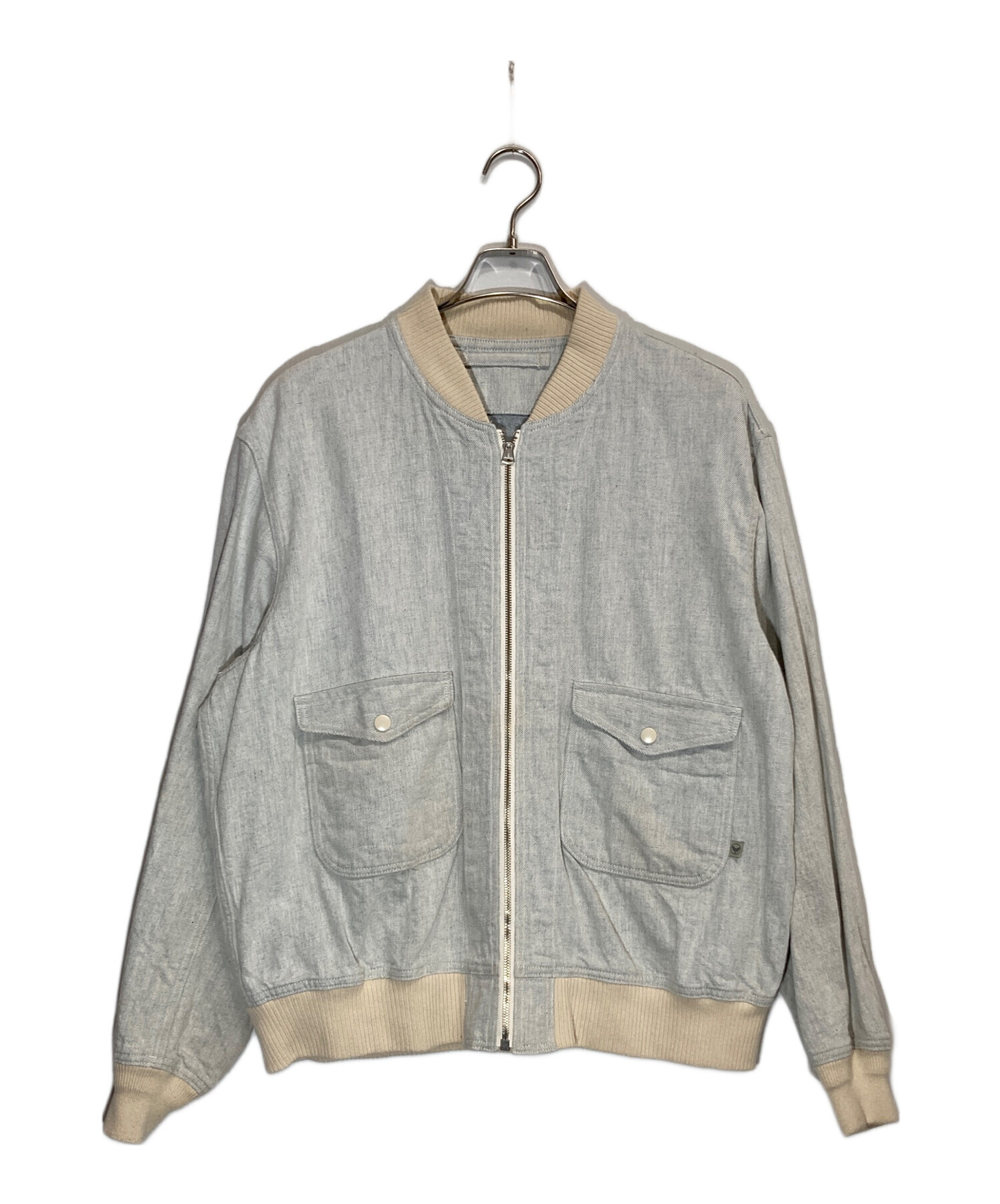 中古・古着通販】AVIREX (アヴィレックス) コットンブルゾン ホワイト