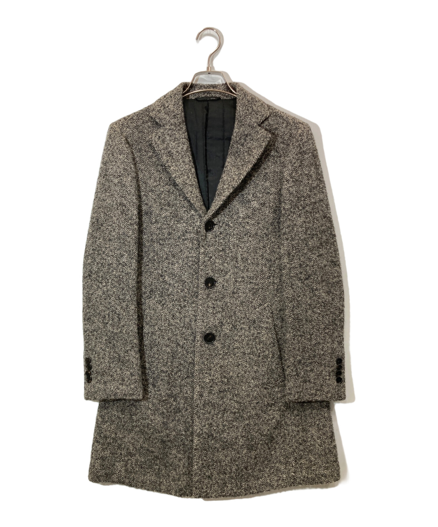 Loro Piana 生地 スーリ アルパカ チェスター コート L セール】 ウールアルパカ チェスターコート Loro Piana Suri Alpaca