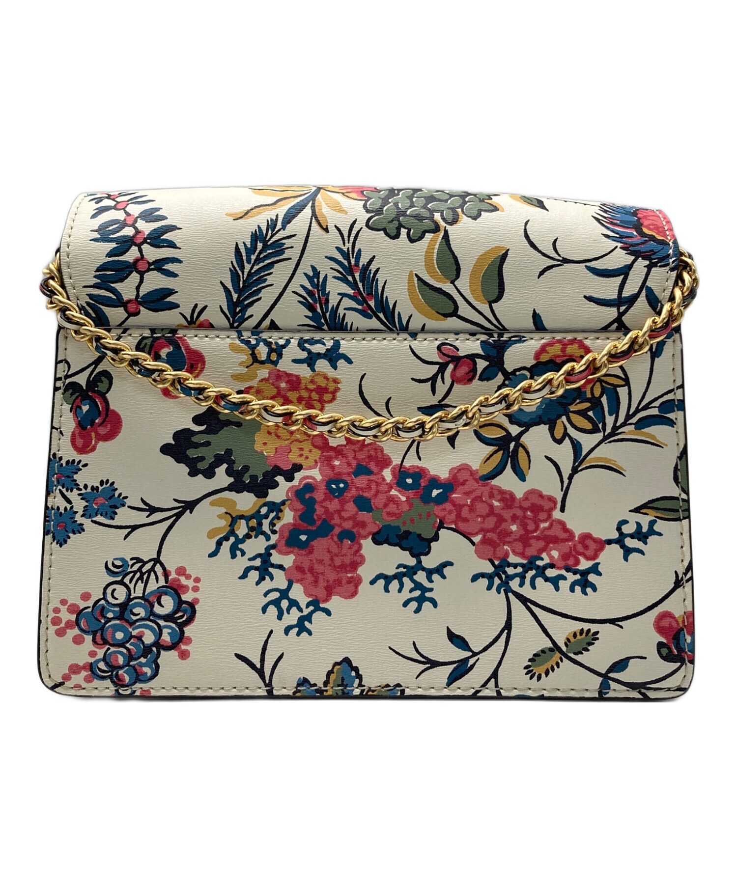 TORY BURCH フラワープリント ショルダーバッグ 中古・古着通販】TORY BURCH (トリーバーチ) フラワープリント