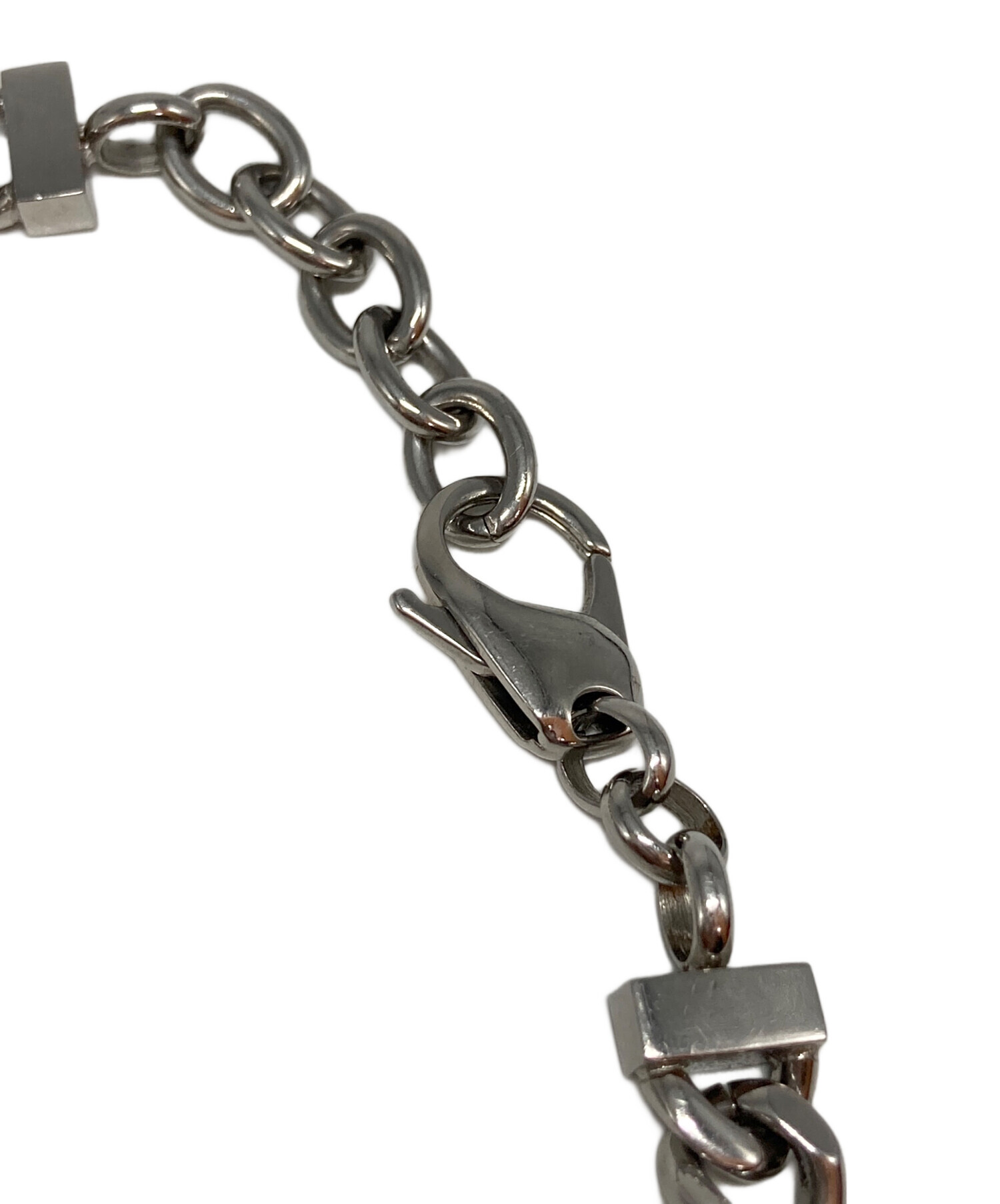 DIESEL ディーゼル 新品未使用 チャームチェーンブレスレット 中古・古着通販】DIESEL (ディーゼル) ロゴプレート&チェーン