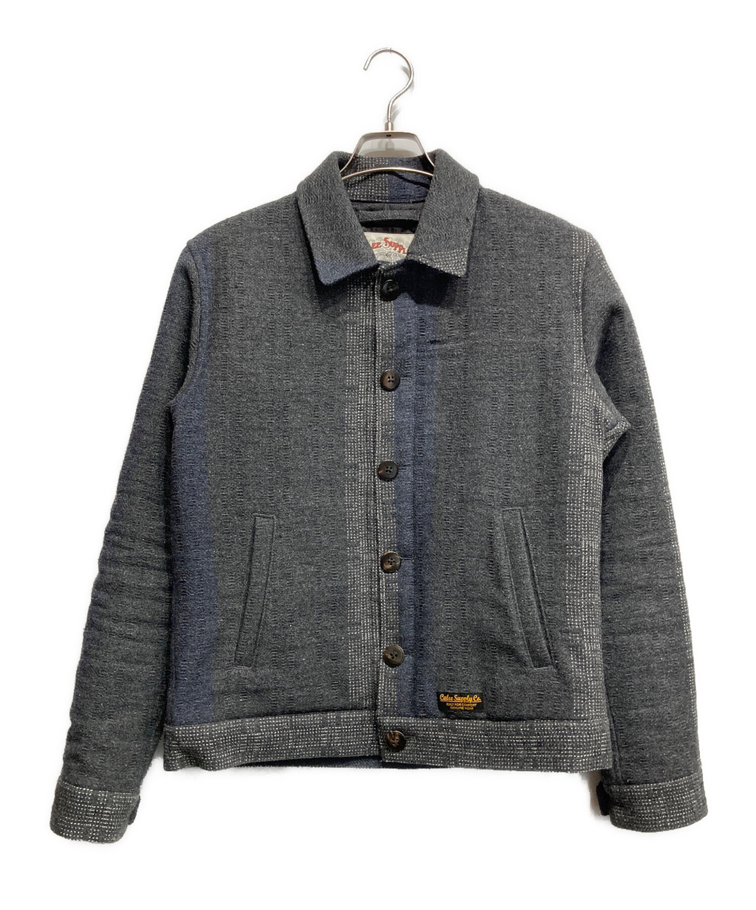 中古・古着通販】CALEE (キャリー) Wool Dobby work jacket グレー