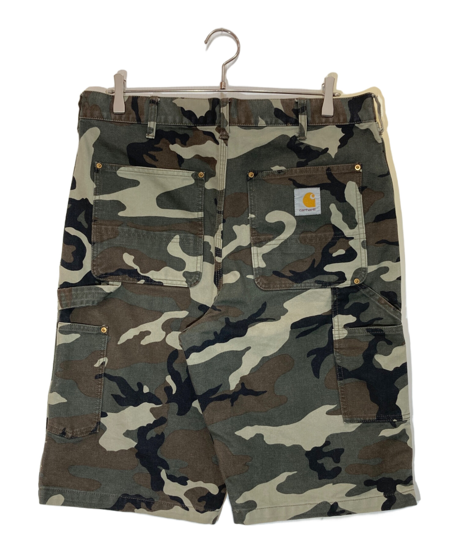 中古・古着通販】CarHartt (カーハート) カモフラダブルニハーフパンツ