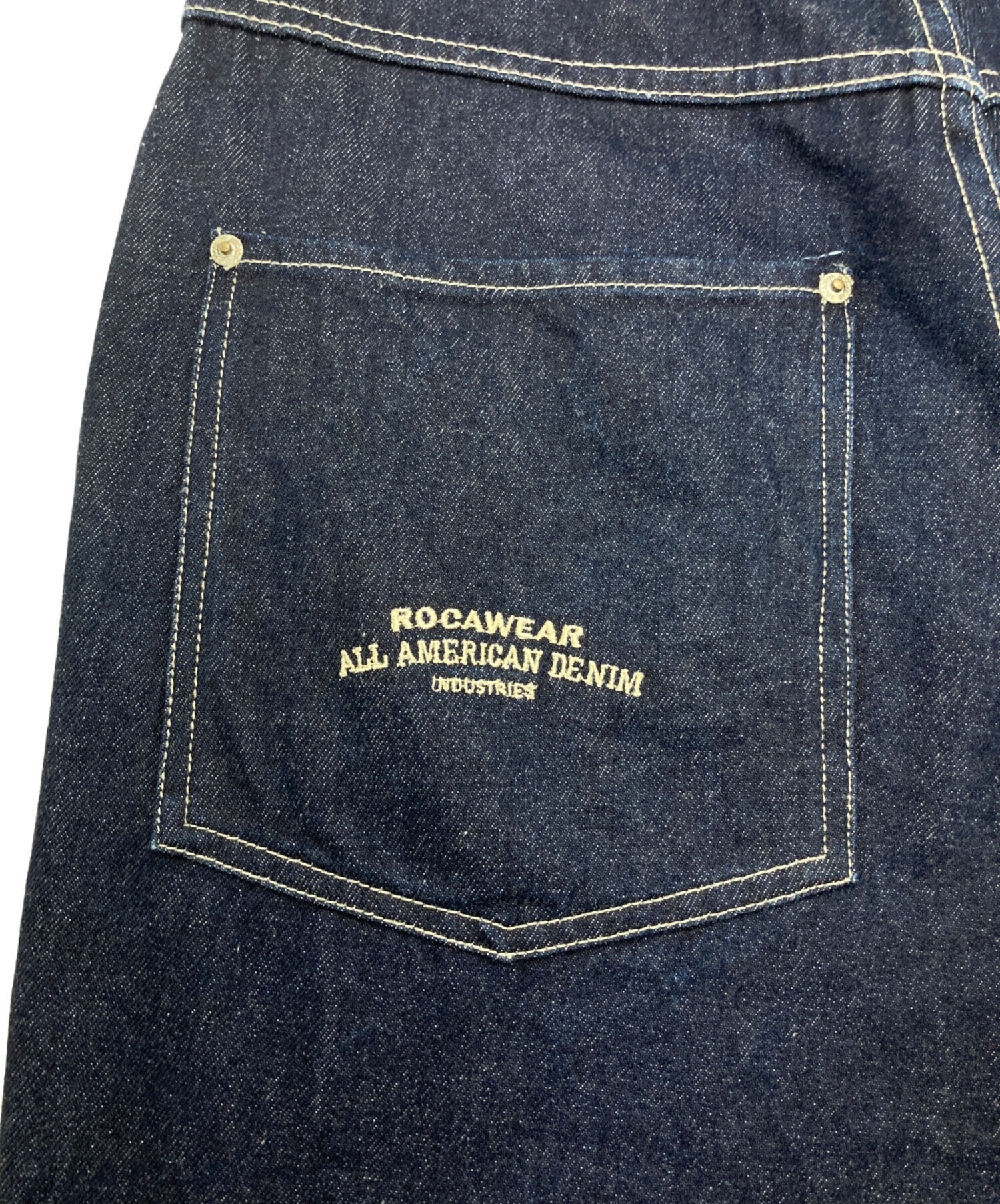 中古・古着通販】ROCA WEAR (ロカウェア) ペイントバギーデニムパンツ