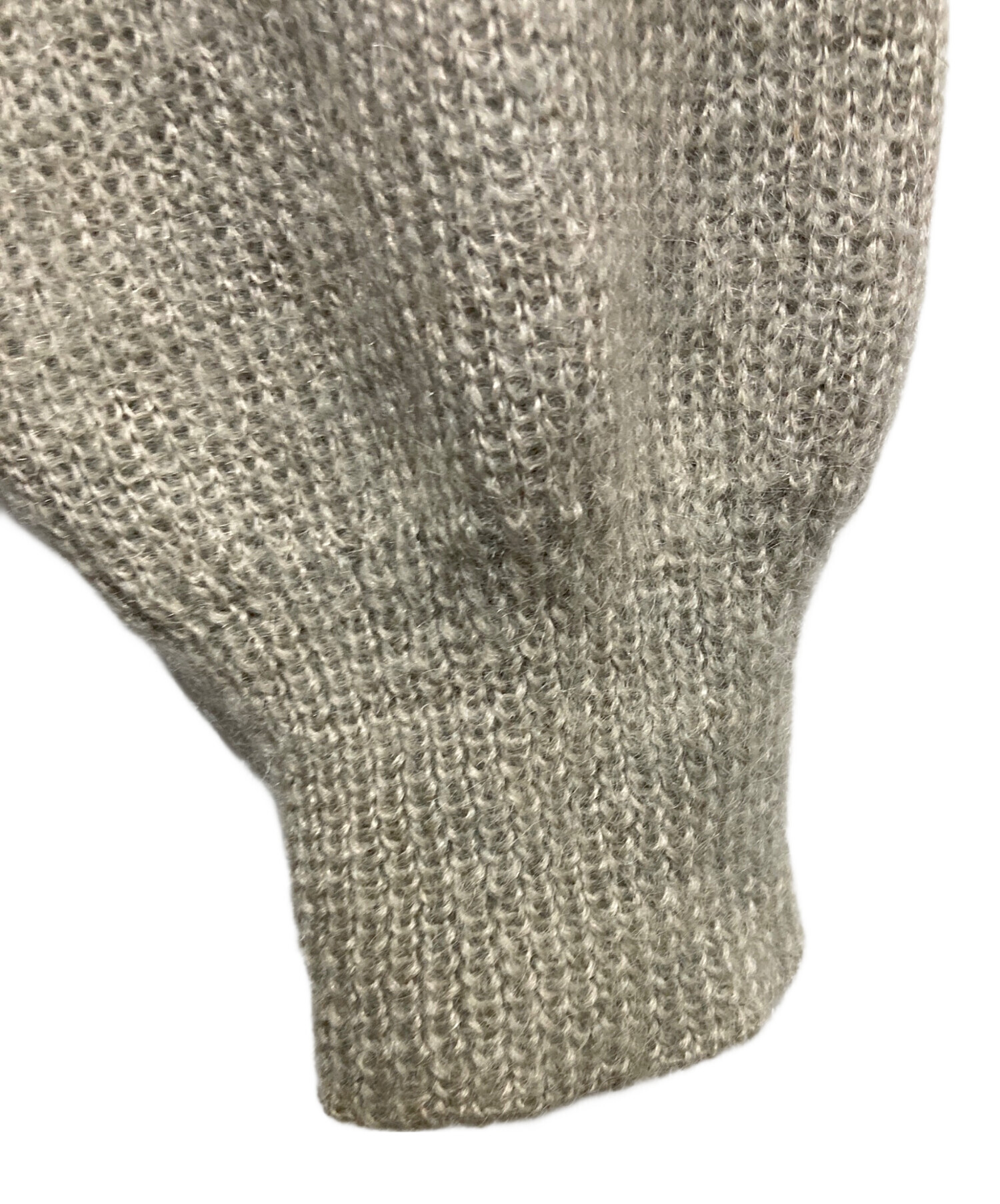 中古・古着通販】UNUSED (アンユーズド) モヘアカーディガン グレー