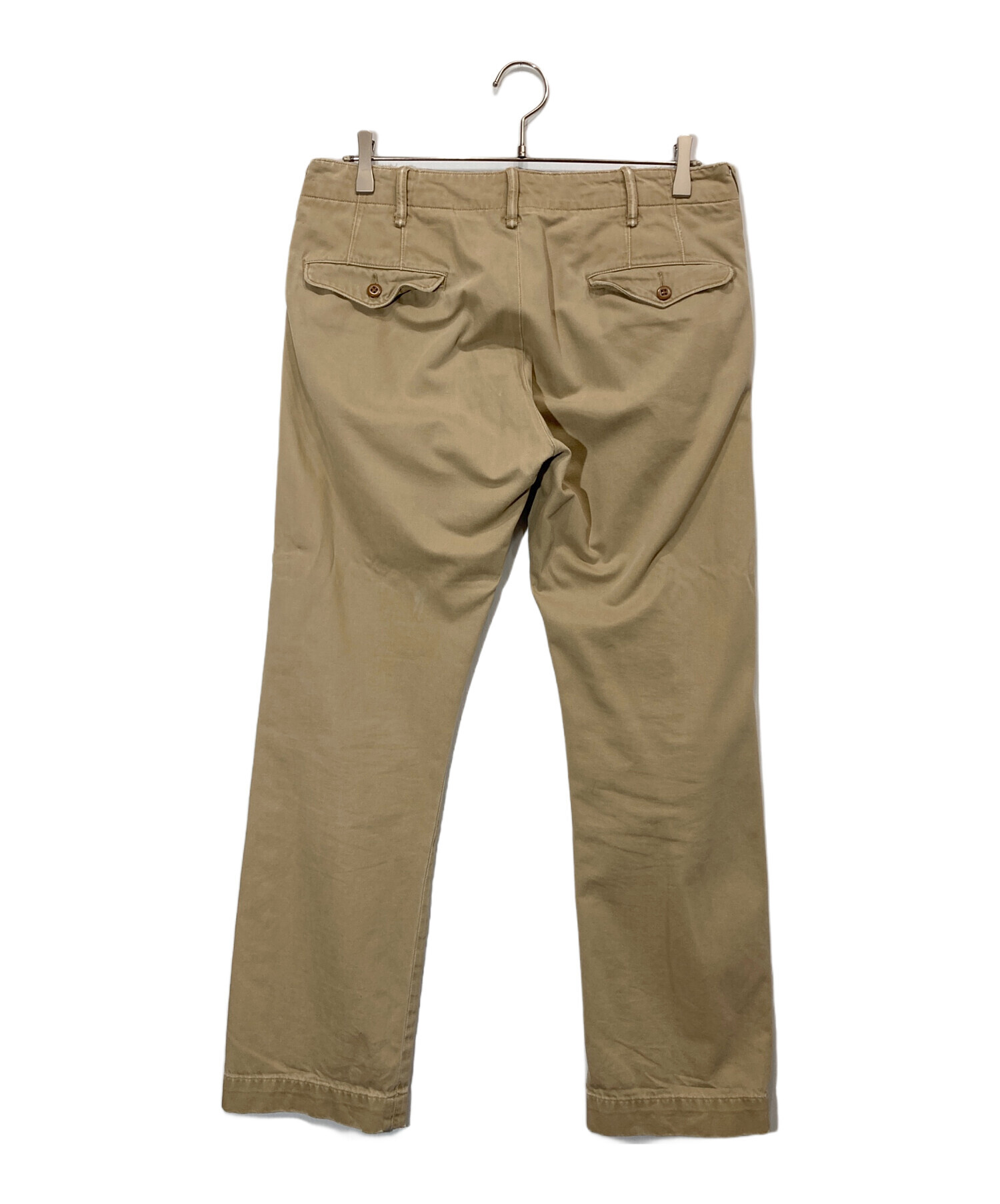 中古・古着通販】RRL (ダブルアールエル) ミリタリーチノパン ベージュ