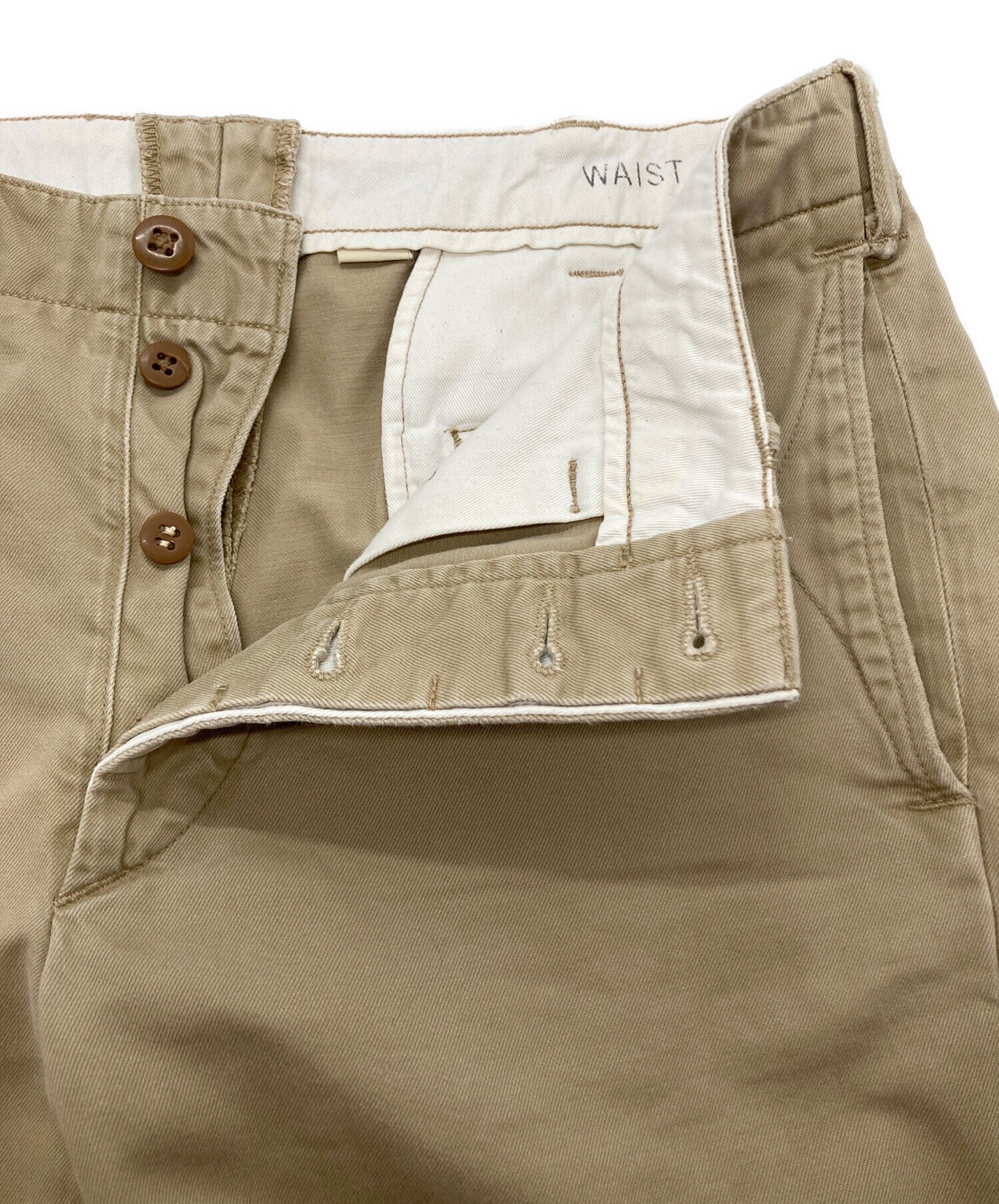 中古・古着通販】RRL (ダブルアールエル) ミリタリーチノパン ベージュ