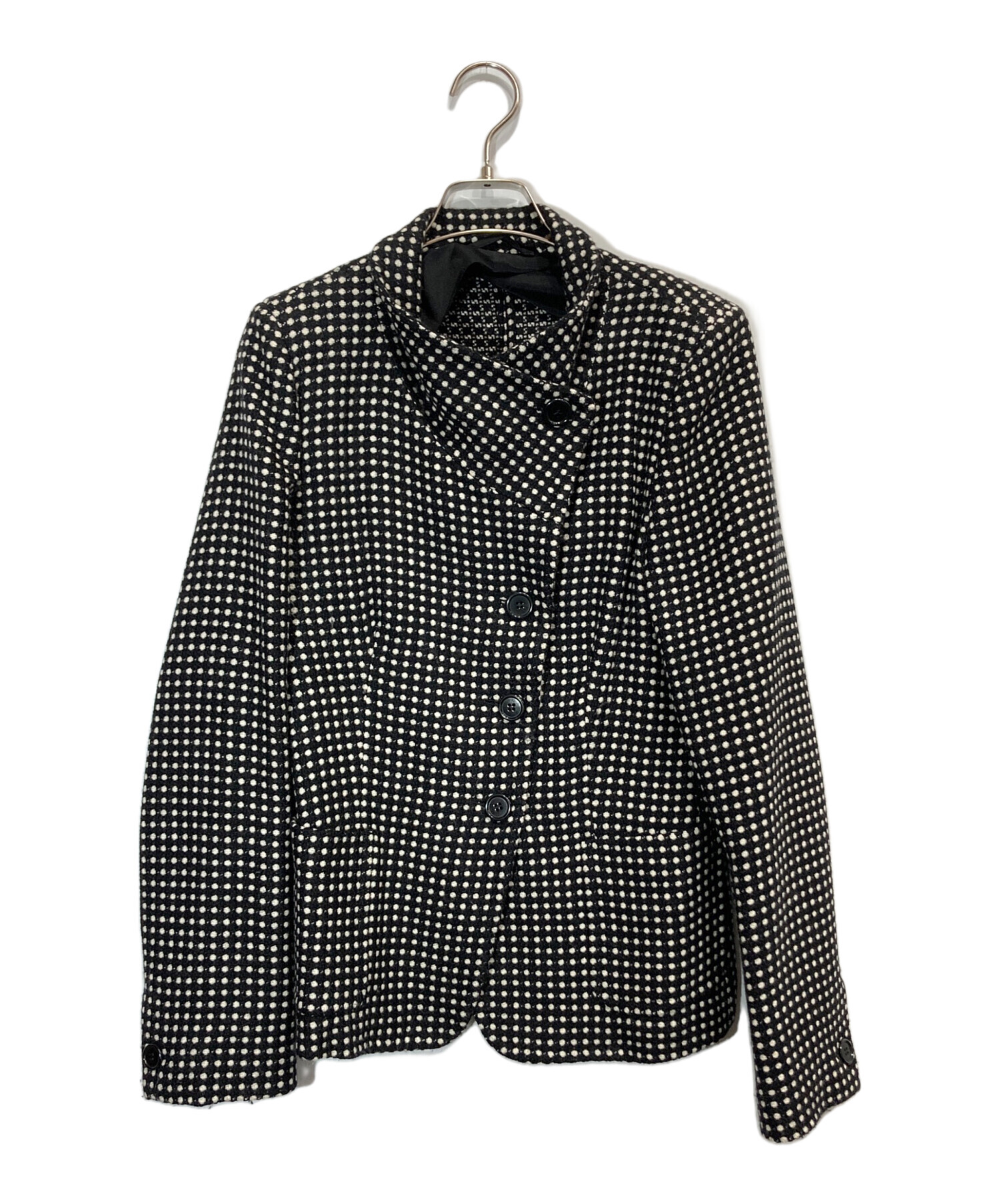 カシミヤ100%【未使用】MAX MARA 裏地総柄 テーラードジャケット XL 中古・古着通販】MaxMara (マックスマーラ) ウールカシミヤデザイン