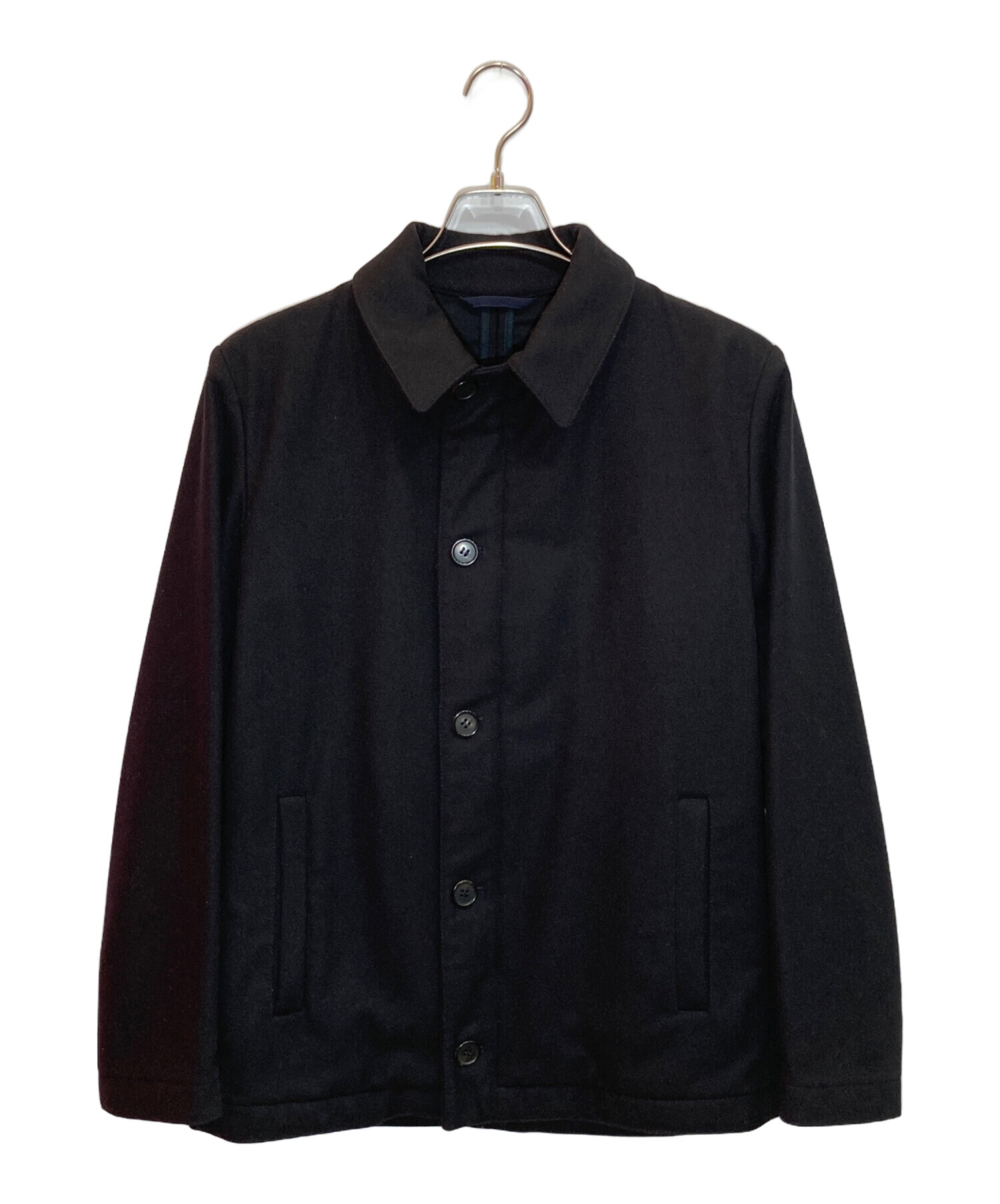 MARNI ウールジャケットコート　ゆったりサイズ　数回使用 中古・古着通販】MARNI (マルニ) ウールジャケット ブラック×ネイビー