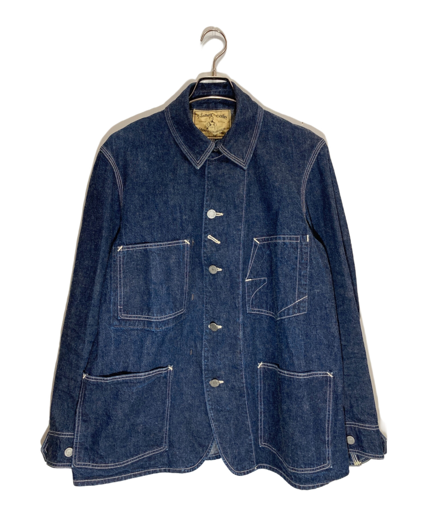 WAREHOUSE デニムカバーオール サイズ40 中古・古着通販】WAREHOUSE (ウエアハウス) 1930's Iron alls Denim