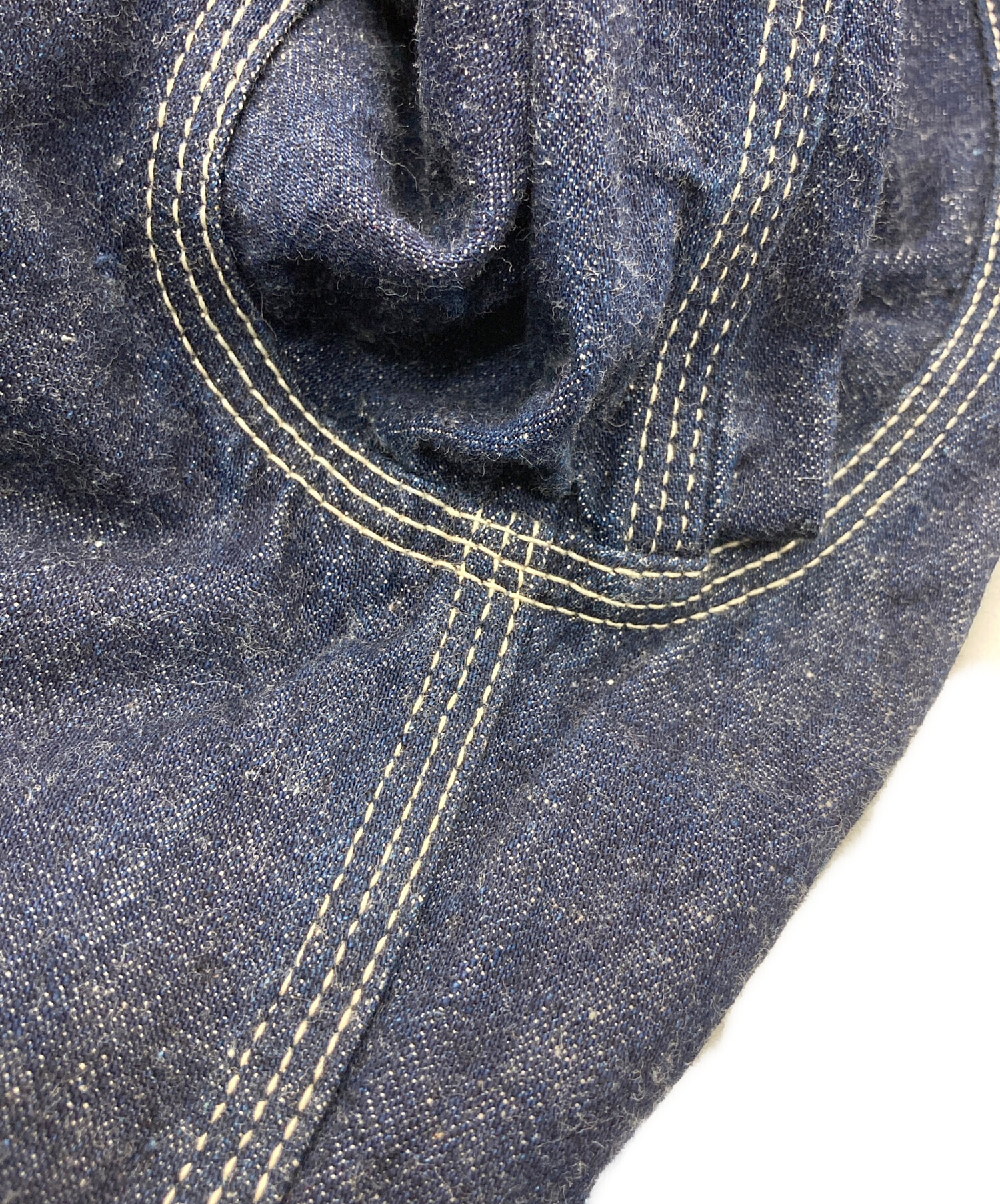 中古・古着通販】WAREHOUSE (ウエアハウス) カバーオール インディゴ