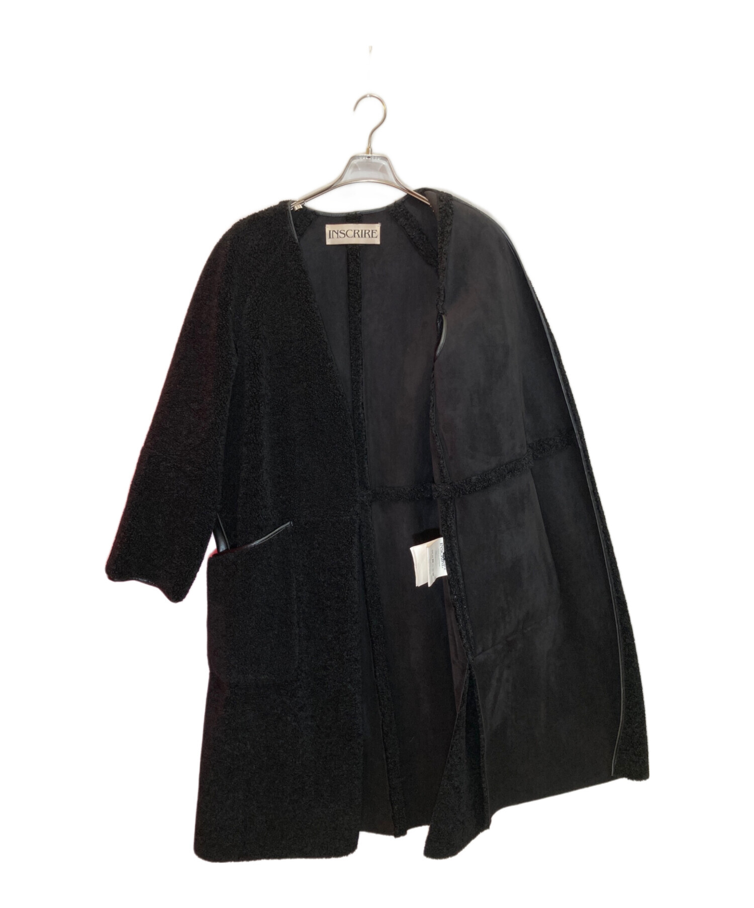 中古・古着通販】INSCRIRE (アンスクリア) Fake Mouton Liner Coat