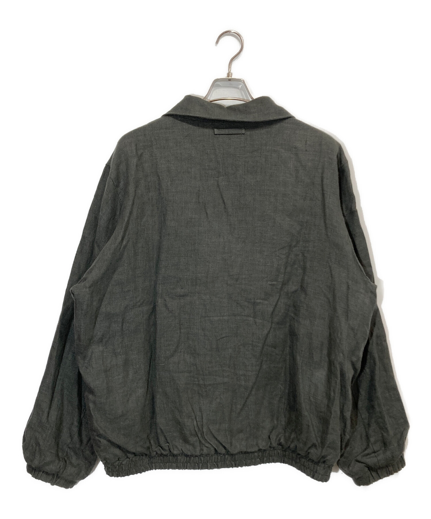 UNFOLLOW【FOLL/フォル】wet linen track jacket FOLL ⁄ linen フォル 