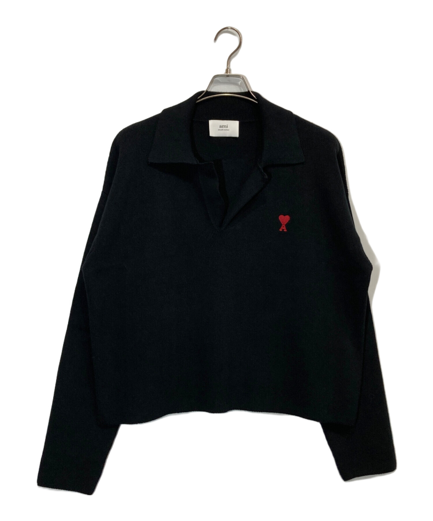 中古・古着通販】AMI PARIS (アミ パリス) ロゴスキッパーニット