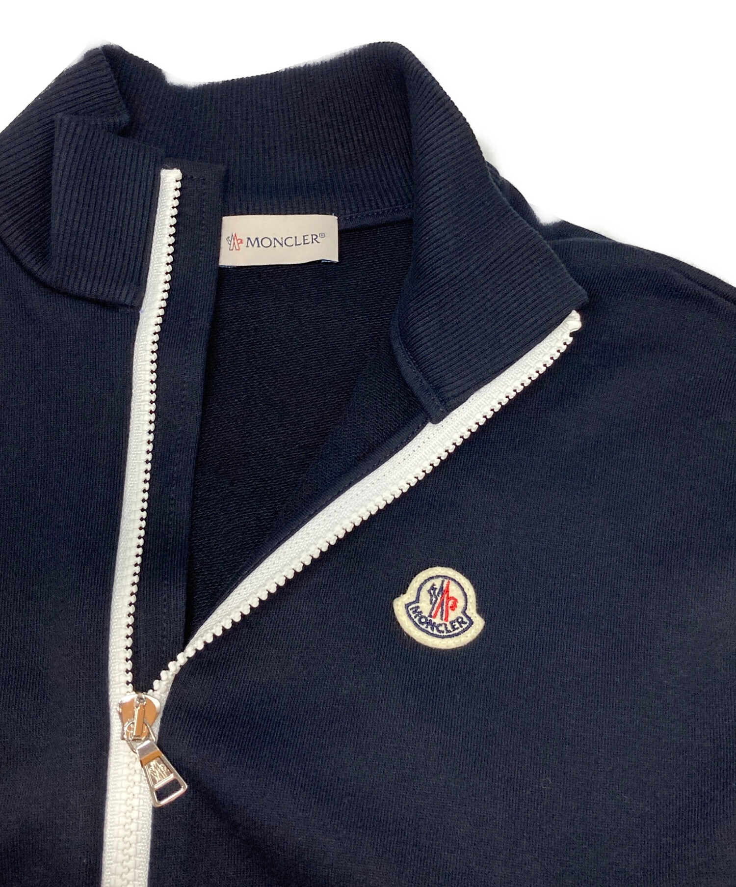 Moncler トラックジャケット 中古・古着通販】MONCLER (モンクレール) トラックジャケット ネイビー