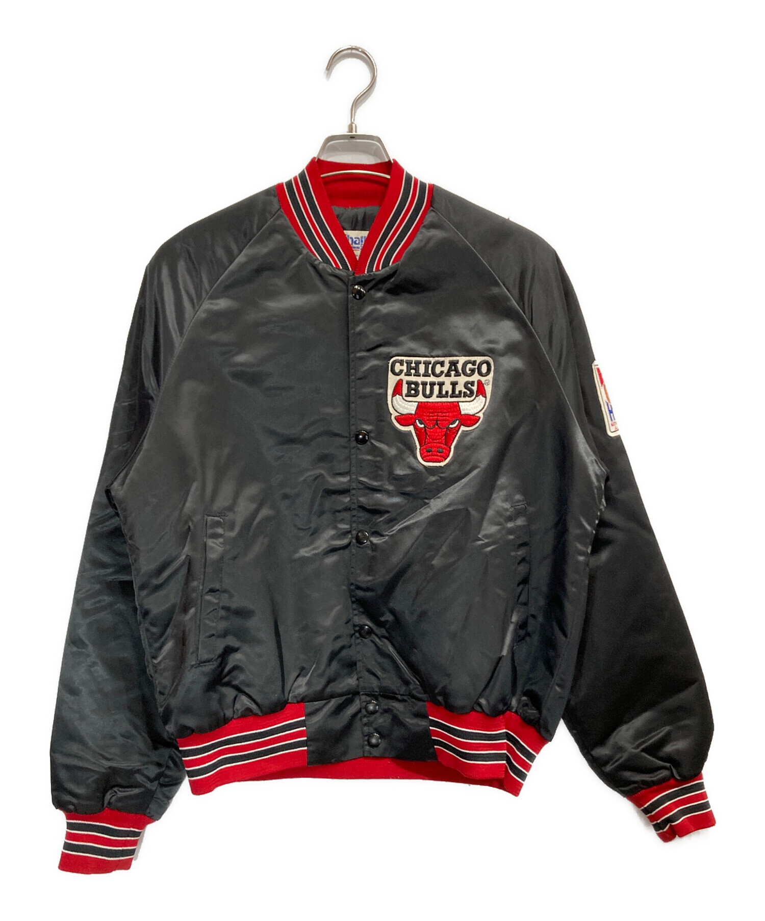 90s USA製 Chalk Line スタジャン RED SKINS ブラック 中古・古着通販】Chalk Line (チョークライン) 90sスタジャン ブラック