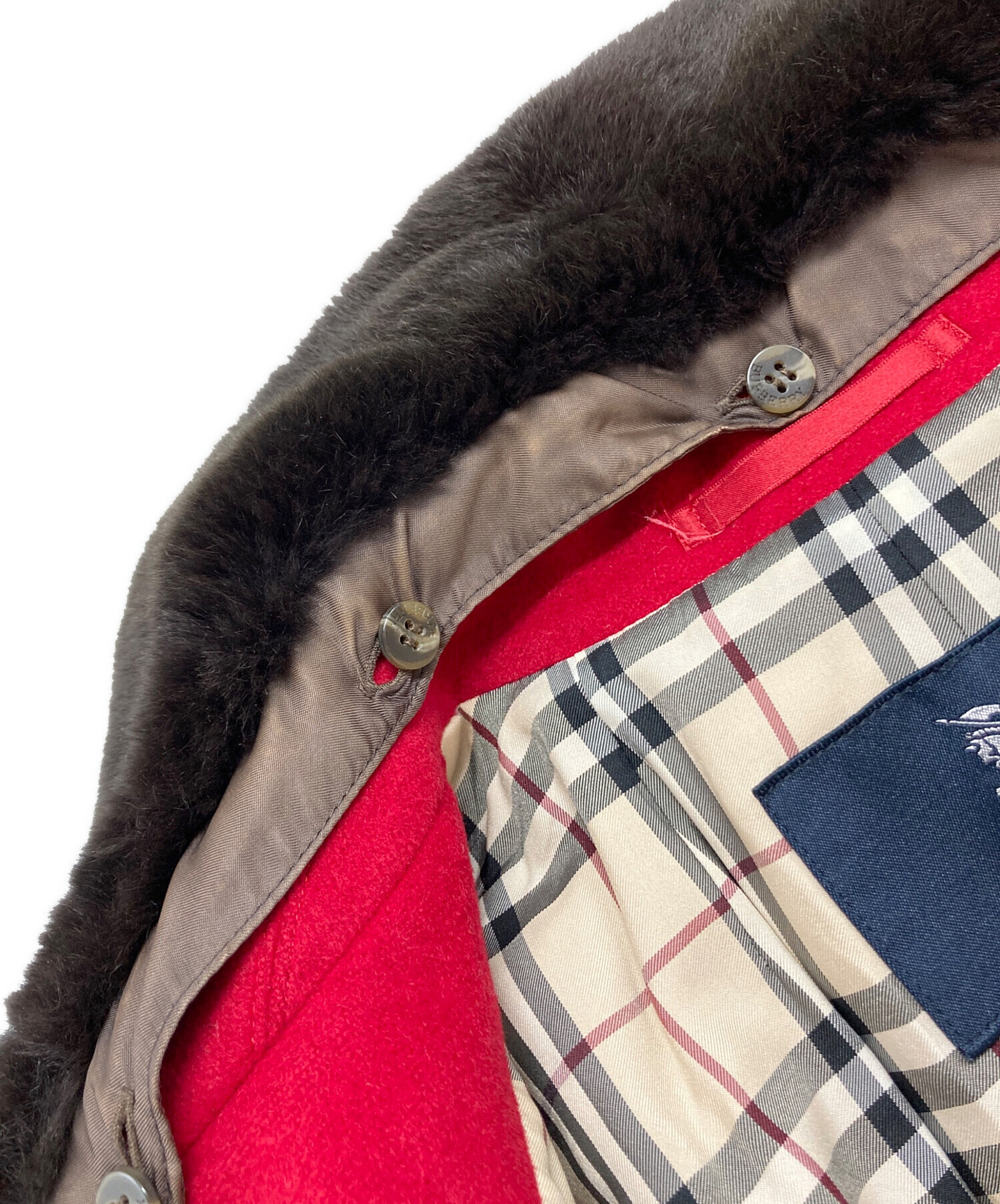 中古・古着通販】BURBERRY LONDON (バーバリーロンドン) 襟ファー