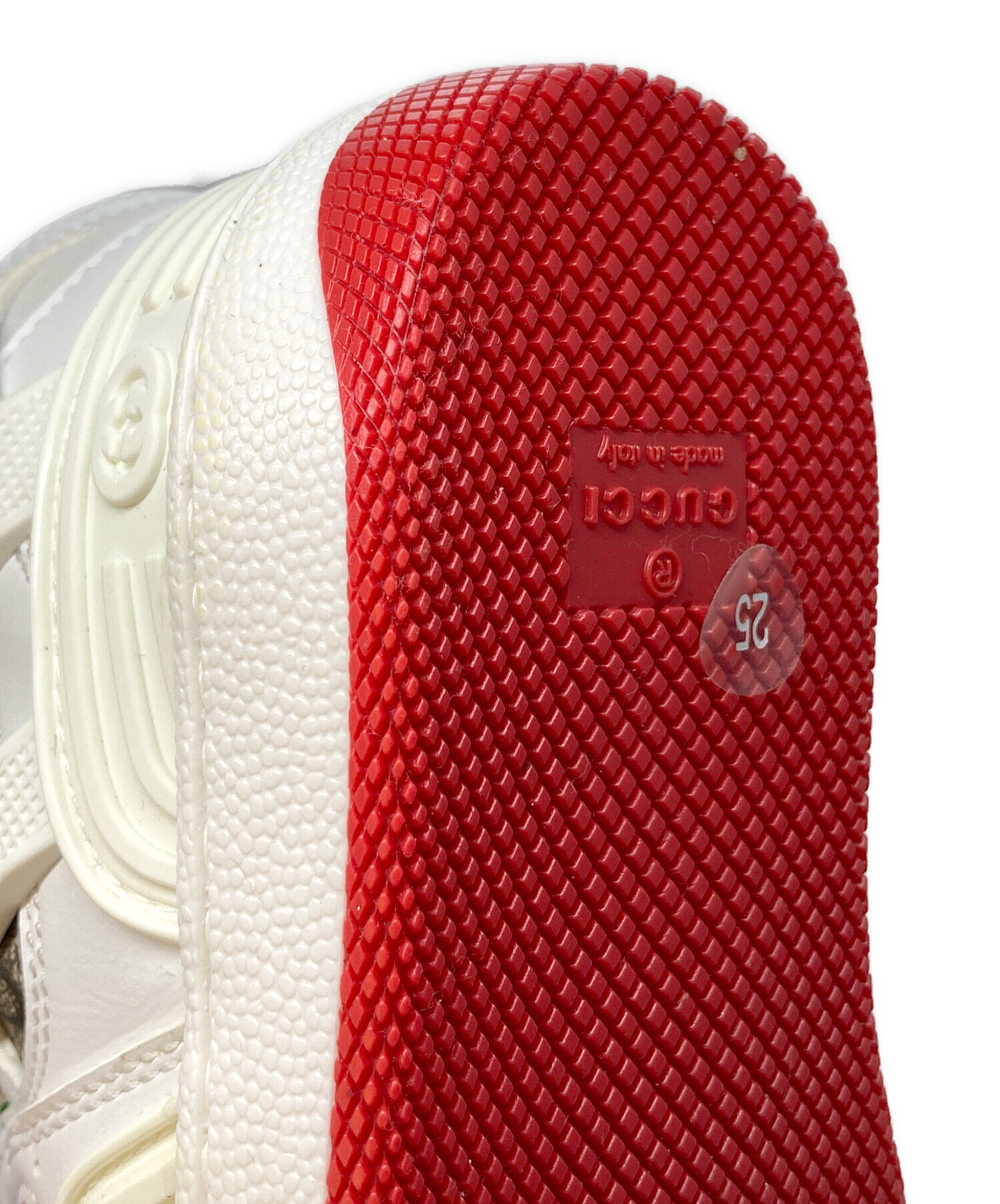 中古・古着通販】GUCCI (グッチ) GGバスケットスニーカー ホワイト