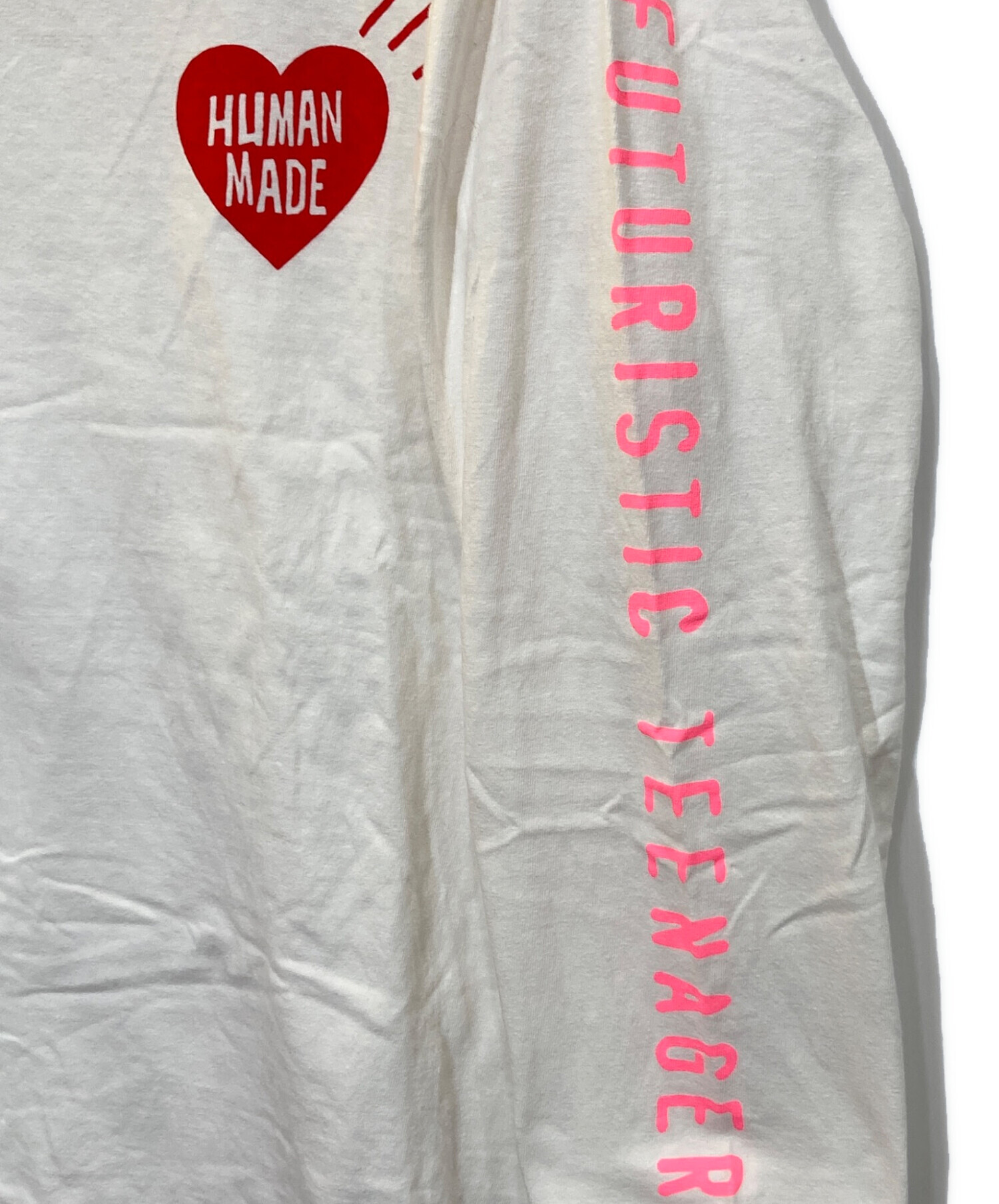 中古・古着通販】HUMAN MADE (ヒューマンメイド) HEART LOGO LS TEE