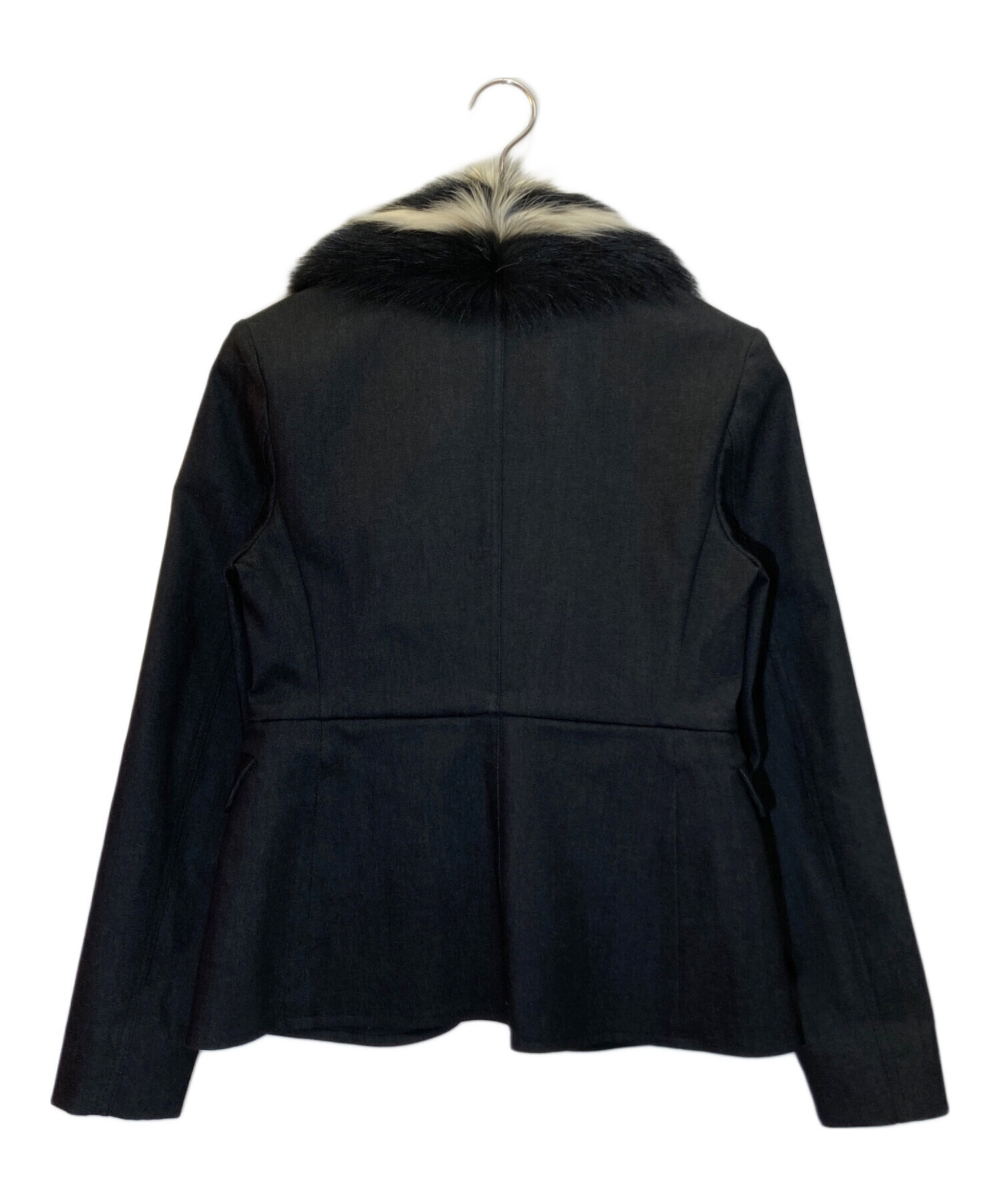 中古・古着通販】MIU MIU (ミュウミュウ) ラクーンファーテーラード 