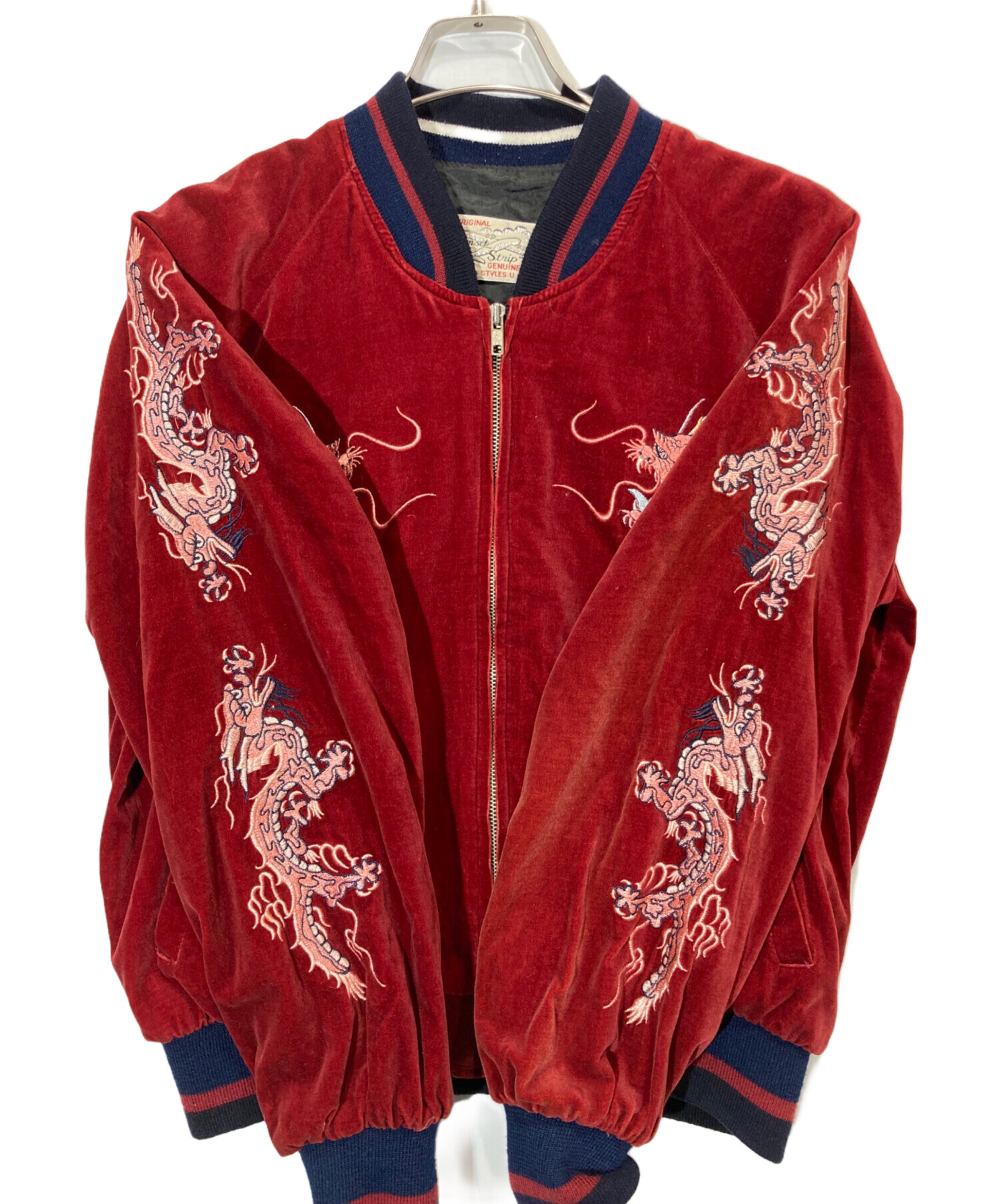 90s スカジャン　別珍　襟付き　SUNSET STRIP ヴィンテージ 中古・古着通販】Sunset Strip (サンセットストリップ) 別珍スカジャン