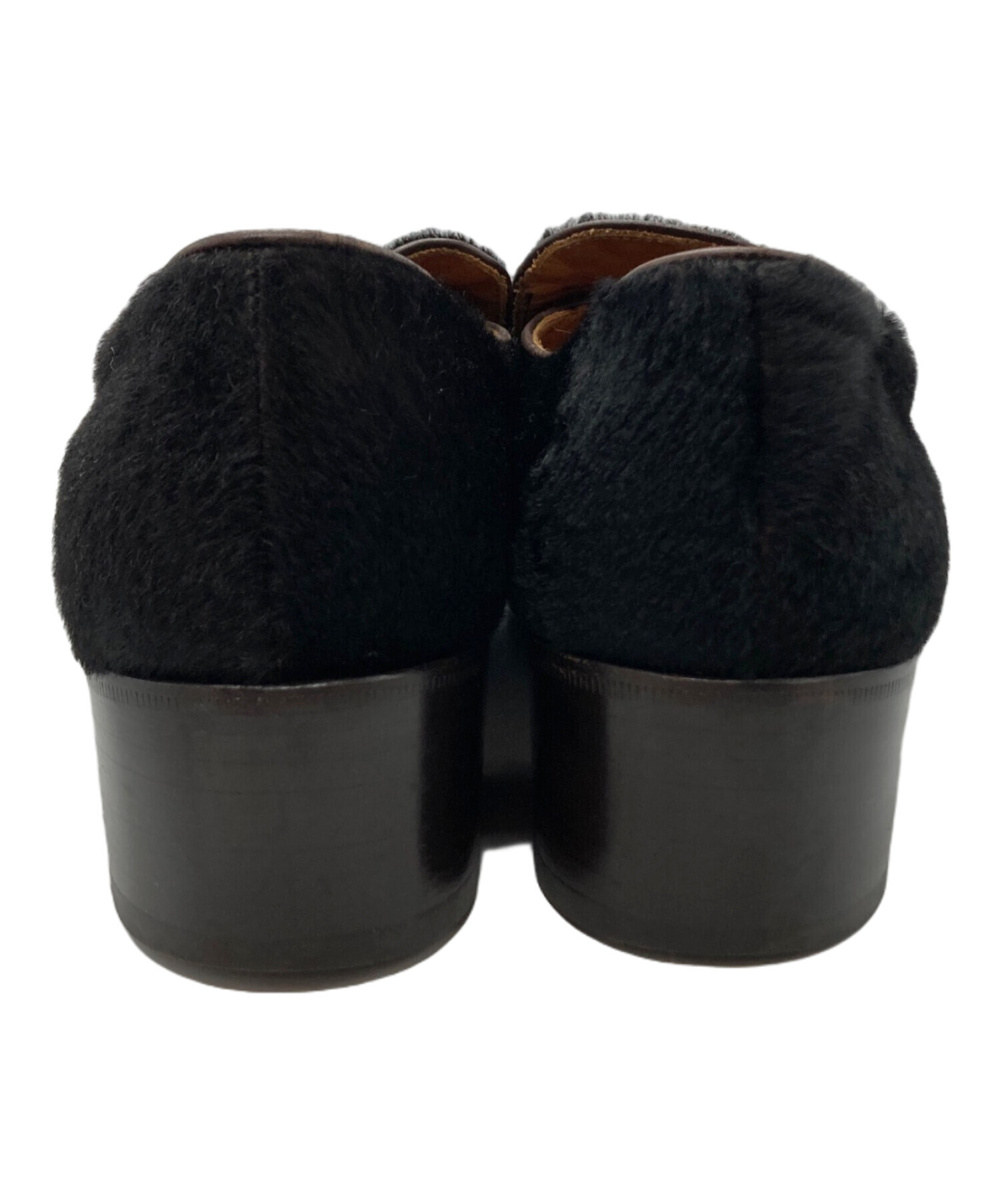 中古・古着通販】GUCCI (グッチ) ハラコビットヒールローファー