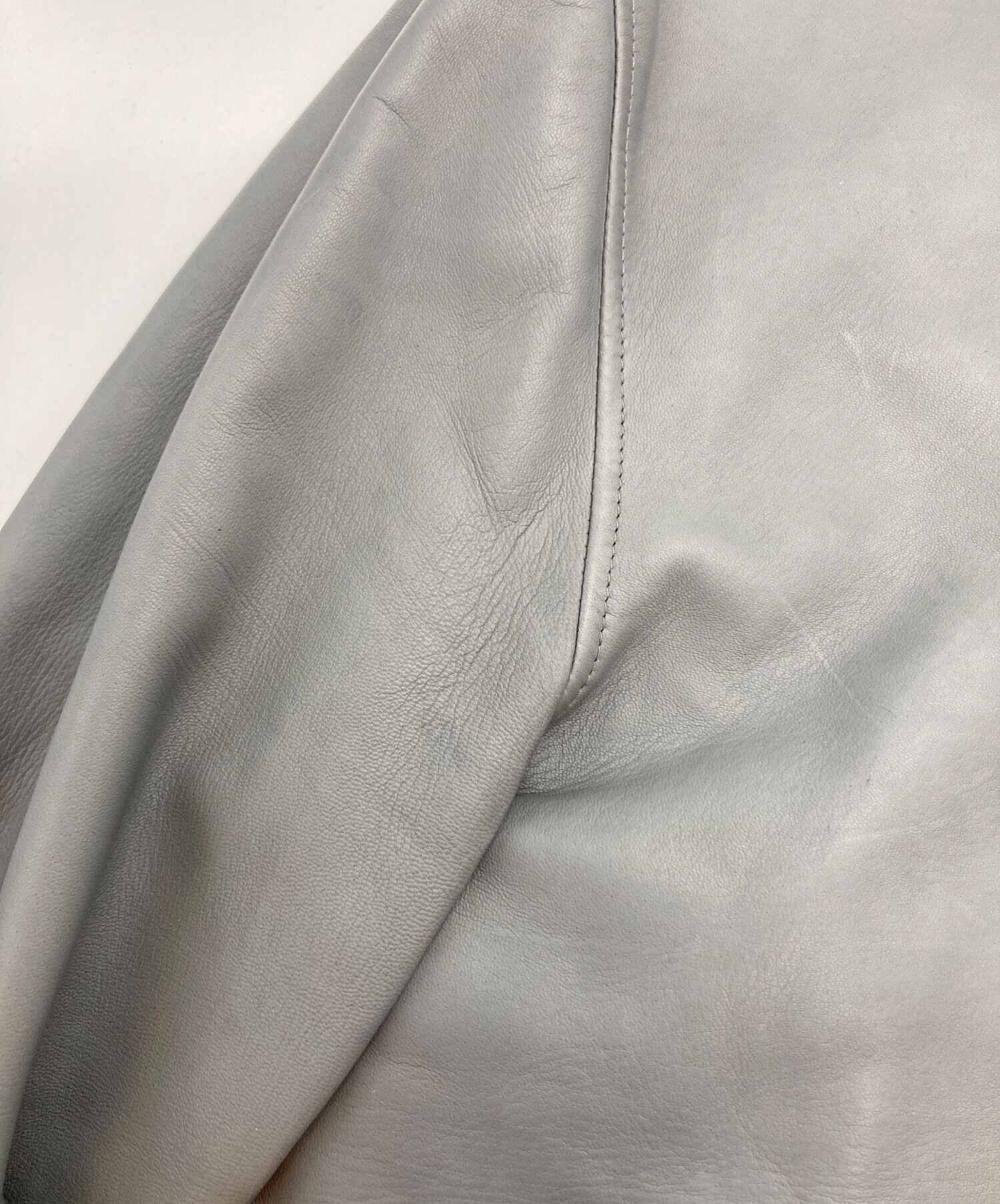 中古・古着通販】SERAPHIN (セラフィン) CHANBORDラムレザーブルゾン