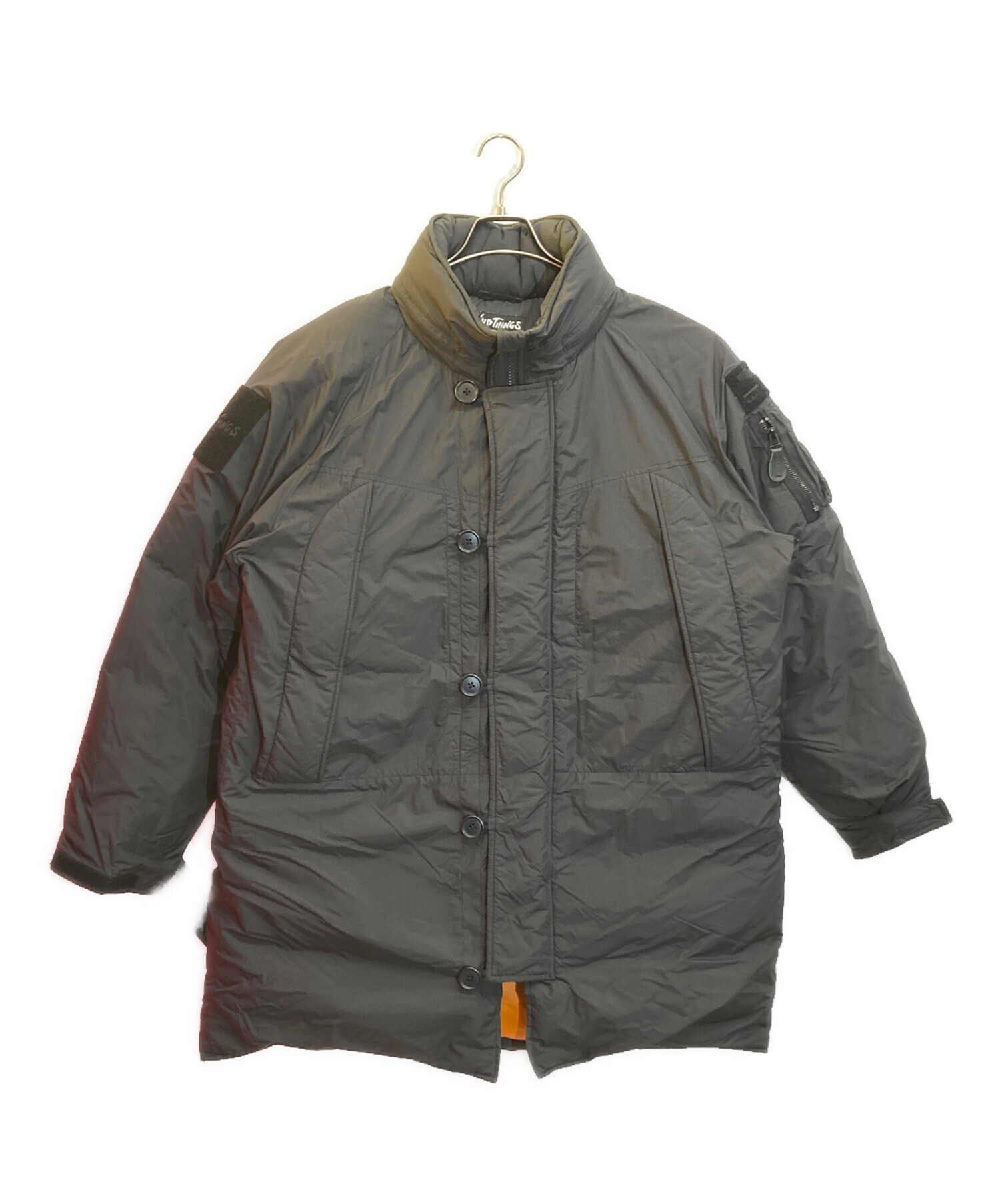 WILDTHINGS × AVIREX / ダウンジャケット/M/ナイロン/KHK/wt21213ax1 中古・古着通販】WILD THINGS (ワイルドシングス) AVIREX