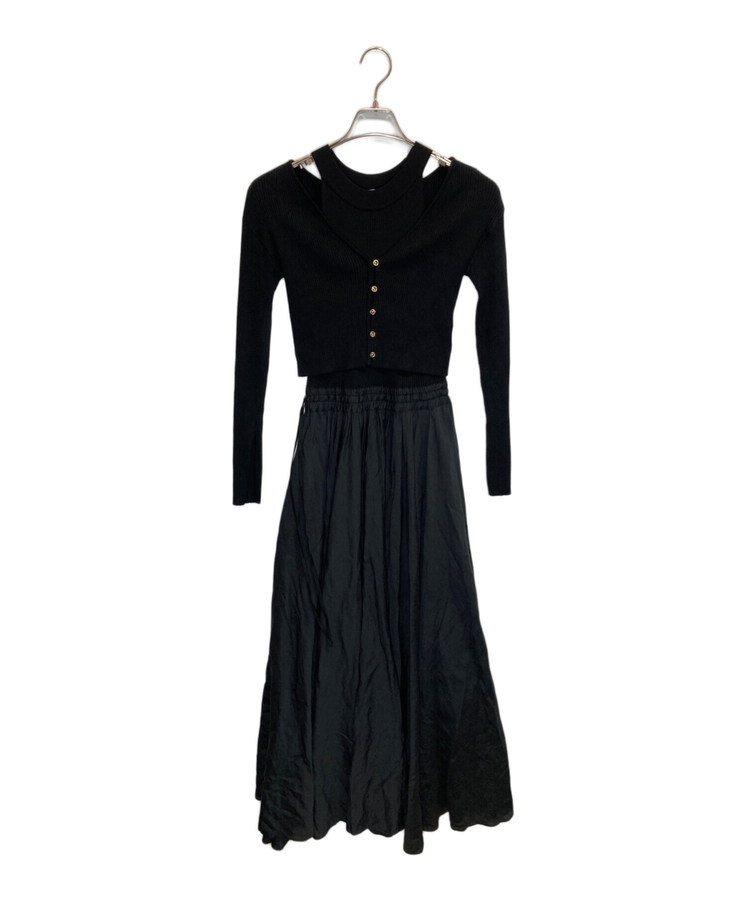 Her lip to ハーリップトゥ la seine dress ブラック 黒 着用1回】Herlipto La Seine Dress ハーリップトゥ